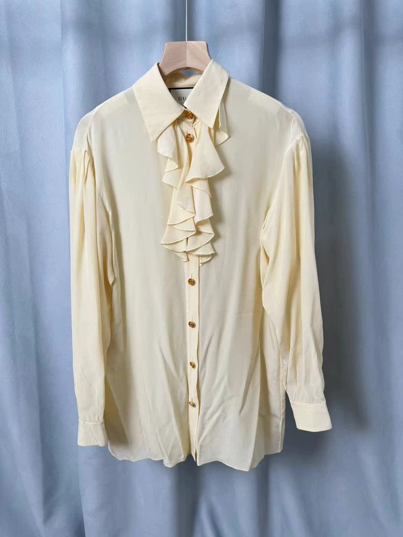 Gucci GucciMulberry silk shirt 2503-Nextarrow Size XS / US 0-2 / IT 36-38 - 1 Thumbnail