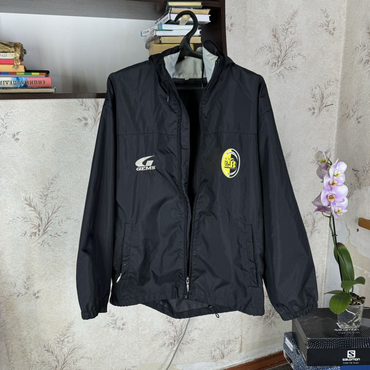 Vintage Vintage Gems BSC Young Boys 2001 Light jacket Nylon Black Size US XL / EU 56 / 4 - 12 Thumbnail