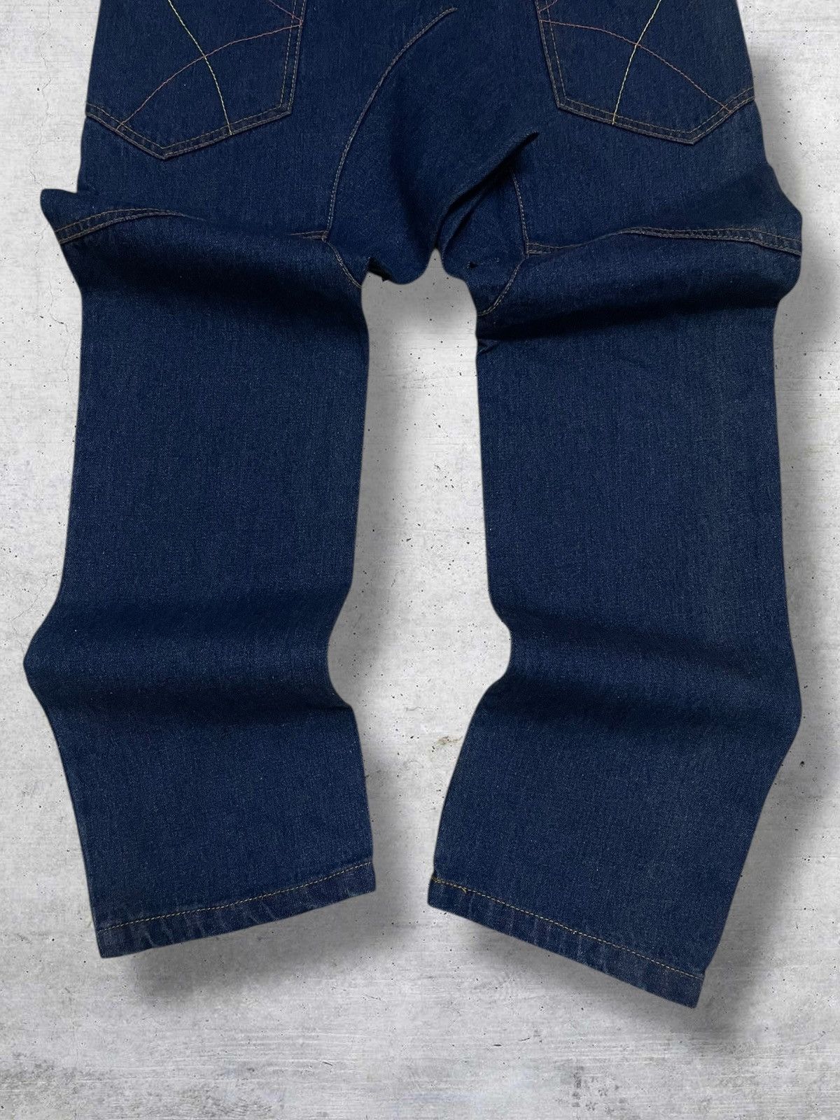Japanese Brand VINTAGE SPEEDORANGE 90S JAPAN DESIGNER DEMON INDIGO DENIM Size US 31 - 11 Thumbnail