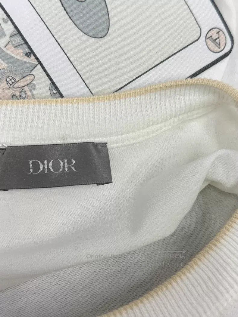 Dior Dior Co-branded embroidered alphabet playing cards short s Size US XXS / EU 40 - 3 Thumbnail