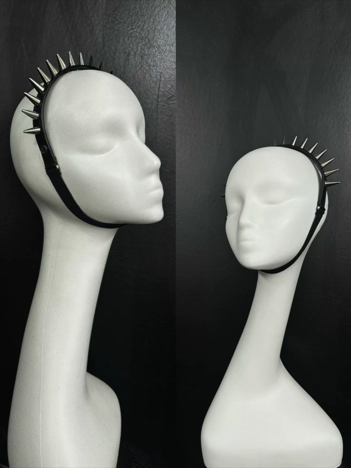 Gucci Gucci Leather Spiked Headband Size ONE SIZE - 5 Thumbnail