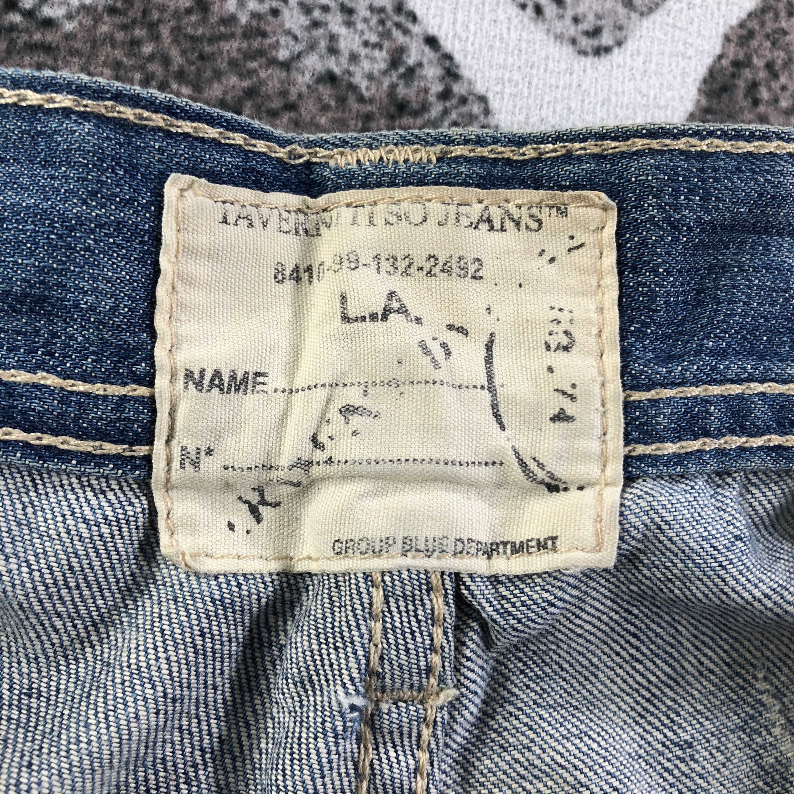 Taverniti Rod 19 Taverniti Jeans Faded Blue Denim KJ1908 Size US 33 - 10 Thumbnail