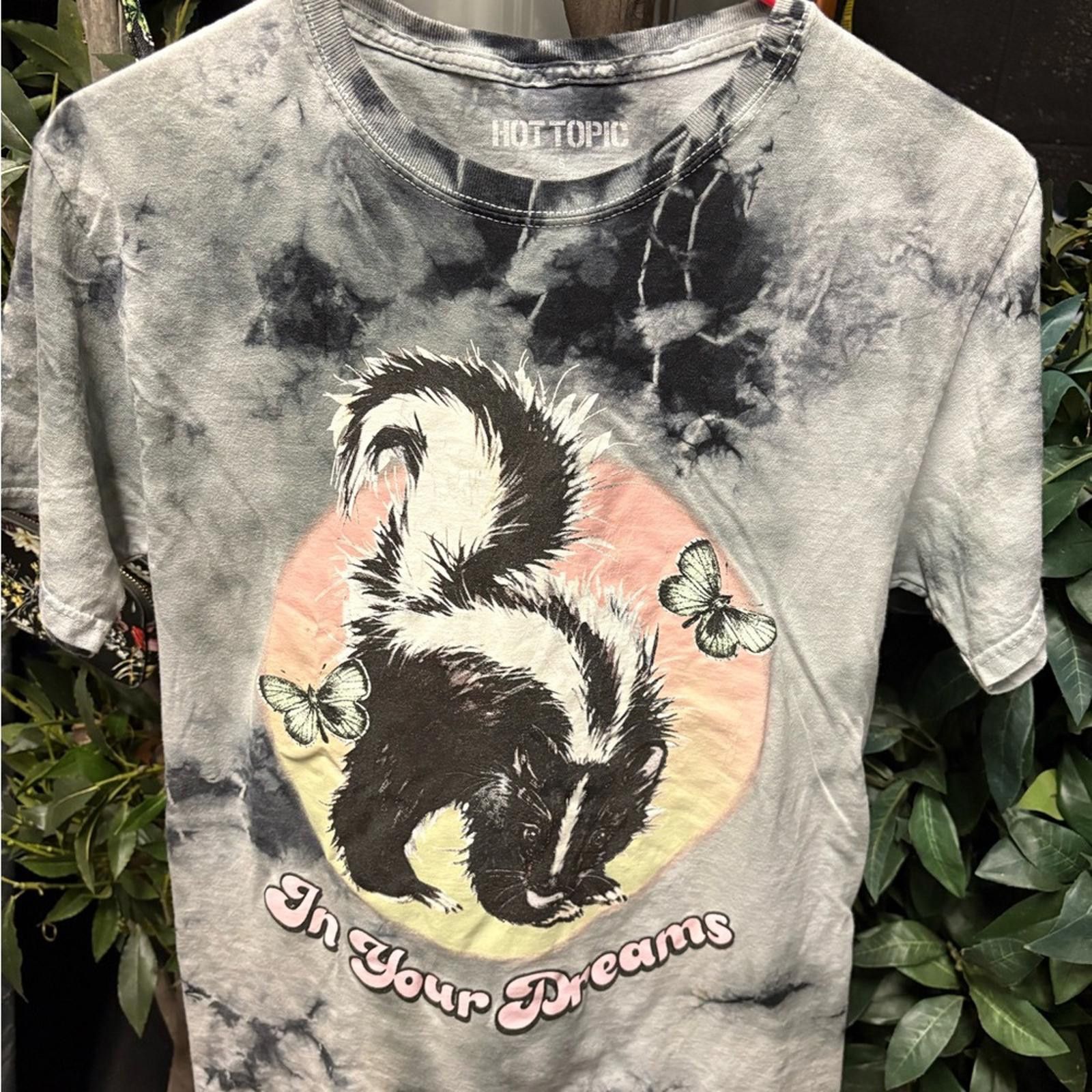 Hot Topic Hot Topic Black and Gray Tie-Dye Shirt Size S / US 4 / IT 40 - 1 Thumbnail
