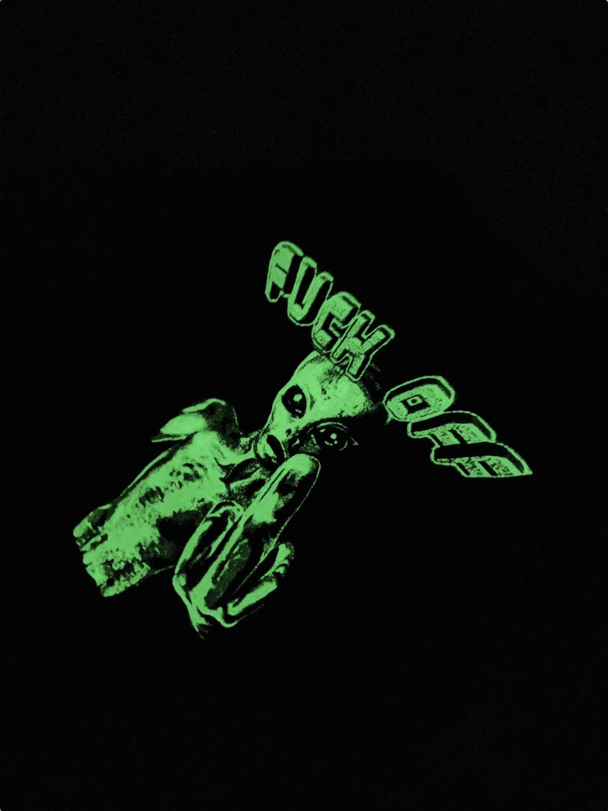 Alien Workshop Vintage Alien Fuck Off Long Sleeve Glows in the Dark Size US L / EU 52-54 / 3 - 2 Thumbnail