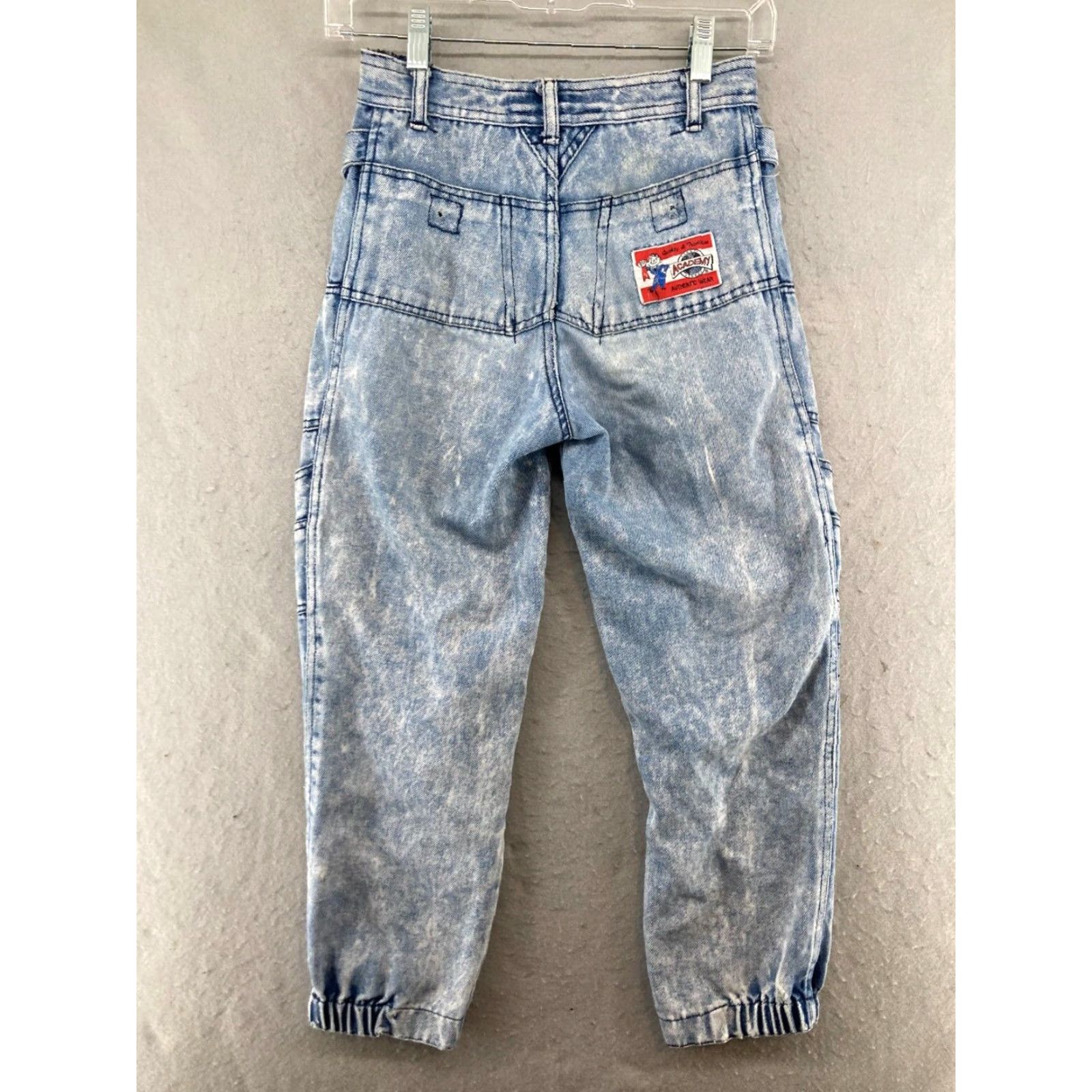 Vintage VINTAGE Academy World Revival Womens Jeans Cargo Tapered 10 Blue 80s 90s Womens Size 32" / US 10 / IT 46 - 7 Thumbnail