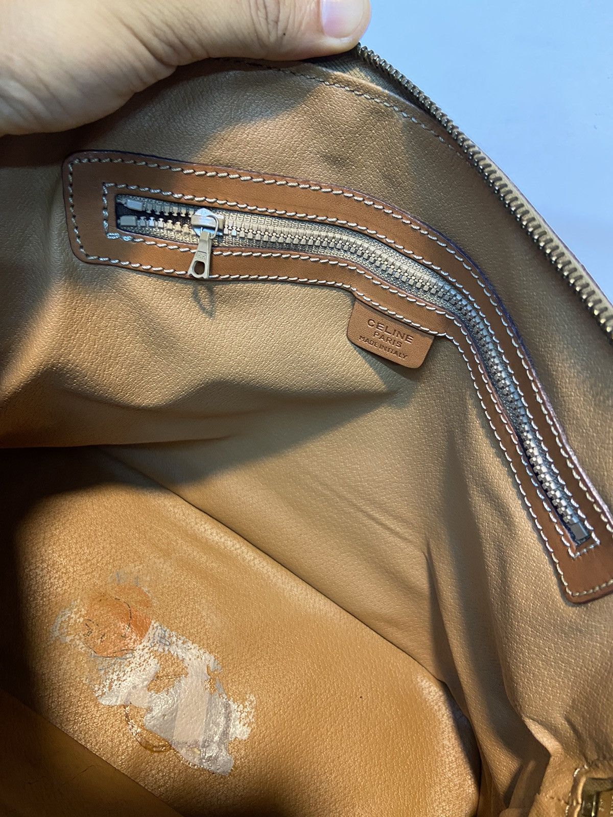 Celine ❗️LAST DROP ❗️Celine Macadam Canvas Handbag Brown Coated Size ONE SIZE - 5 Thumbnail