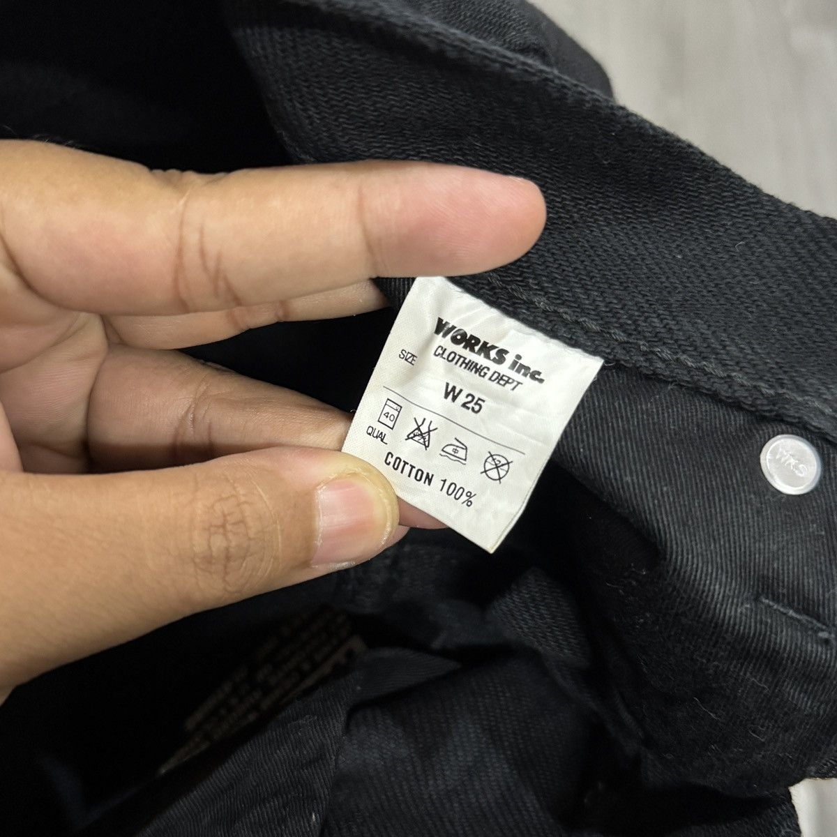 Other Iron Hearts 21oz Extra Heavy Black Denim Size 25" / US 0 / IT 36 - 7 Thumbnail