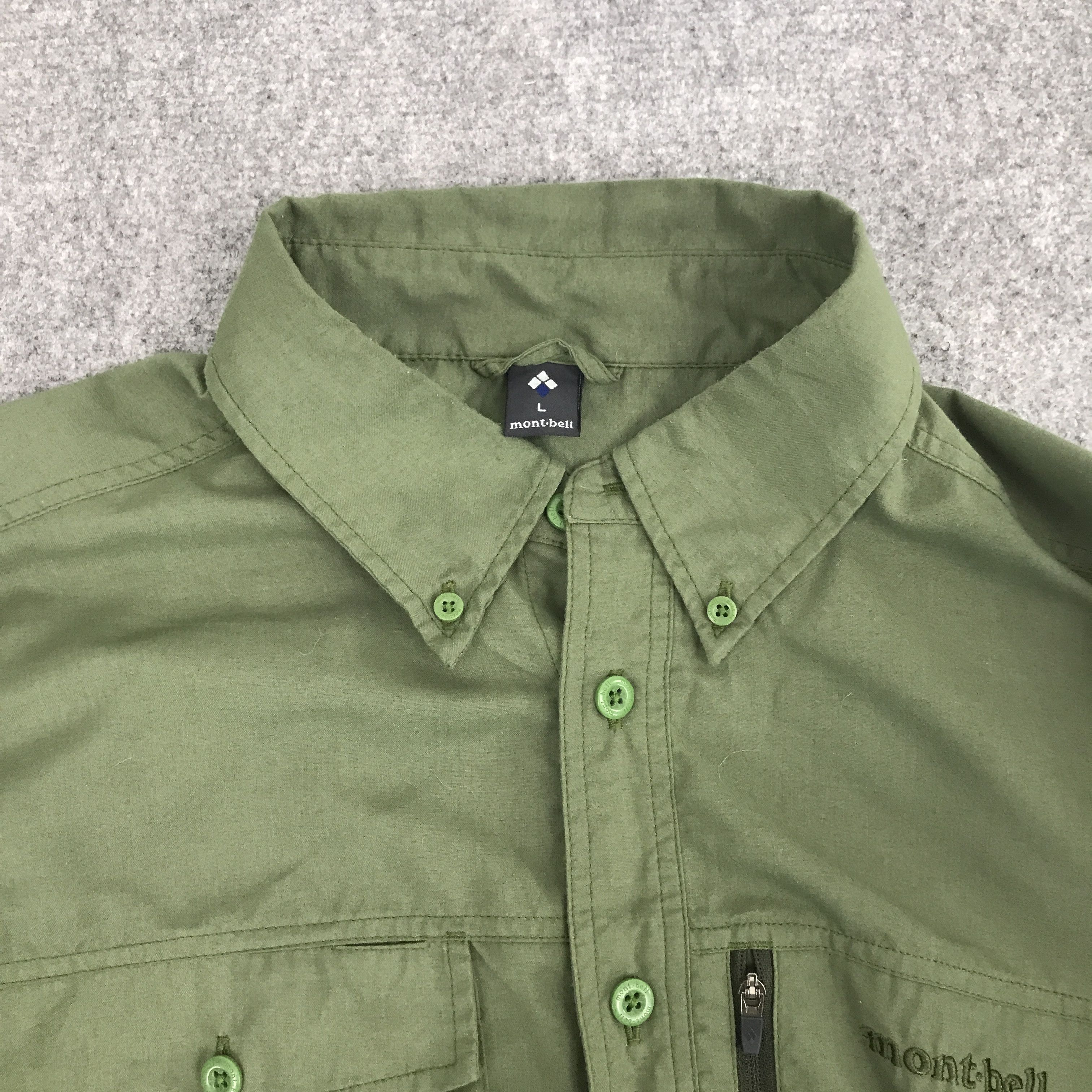 Montbell × Vintage Vintage mont-bell outdoor button up Long sleeve Shirt Size US L / EU 52-54 / 3 - 8 Thumbnail