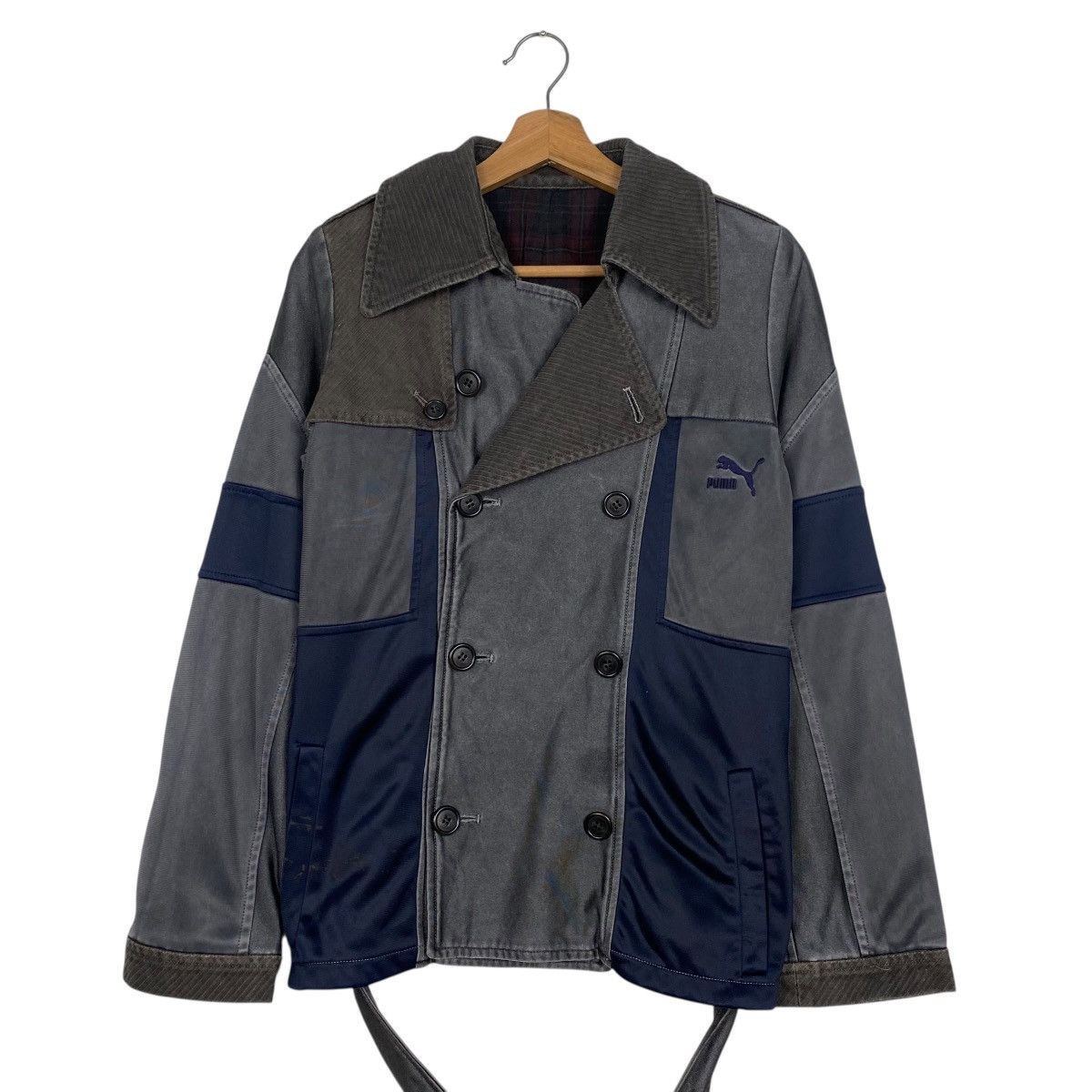 Japanese Brand × Puma Puma double breasted jacket coat Size US S / EU 44-46 / 1 - 1 Thumbnail