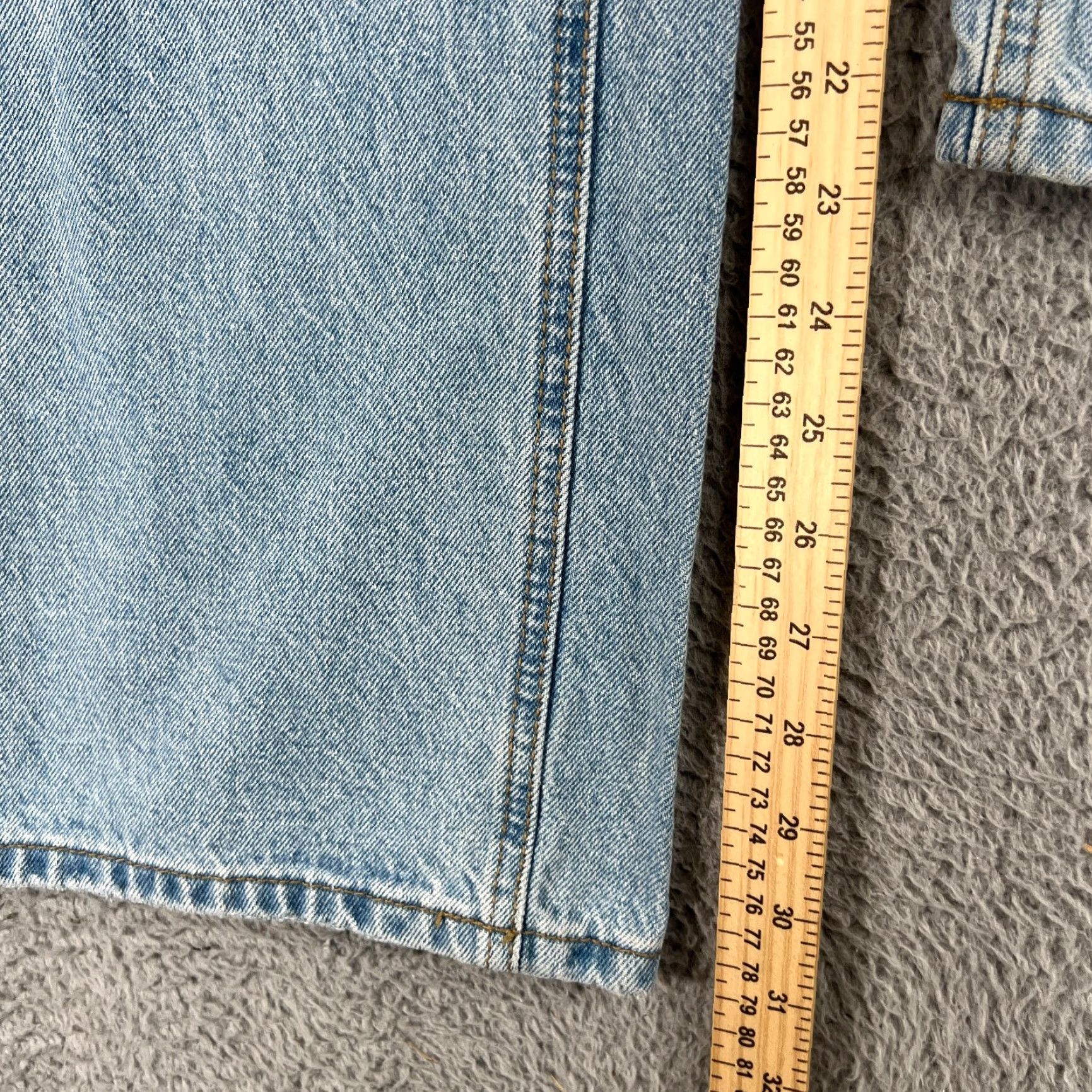 Vintage Edikted Jeans Womens M Medium Blue Mid Rise Wide-Leg Denim Size 32" / US 10 / IT 46 - 3 Thumbnail