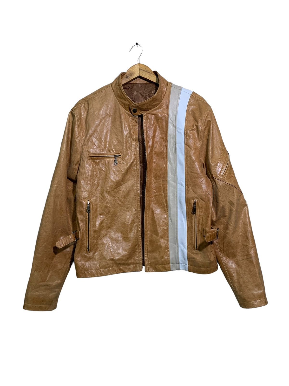 Genuine Leather 🔥RICHWOOD LEATHER JACKETS CAFERACER Size US M / EU 48-50 / 2 - 1 Thumbnail