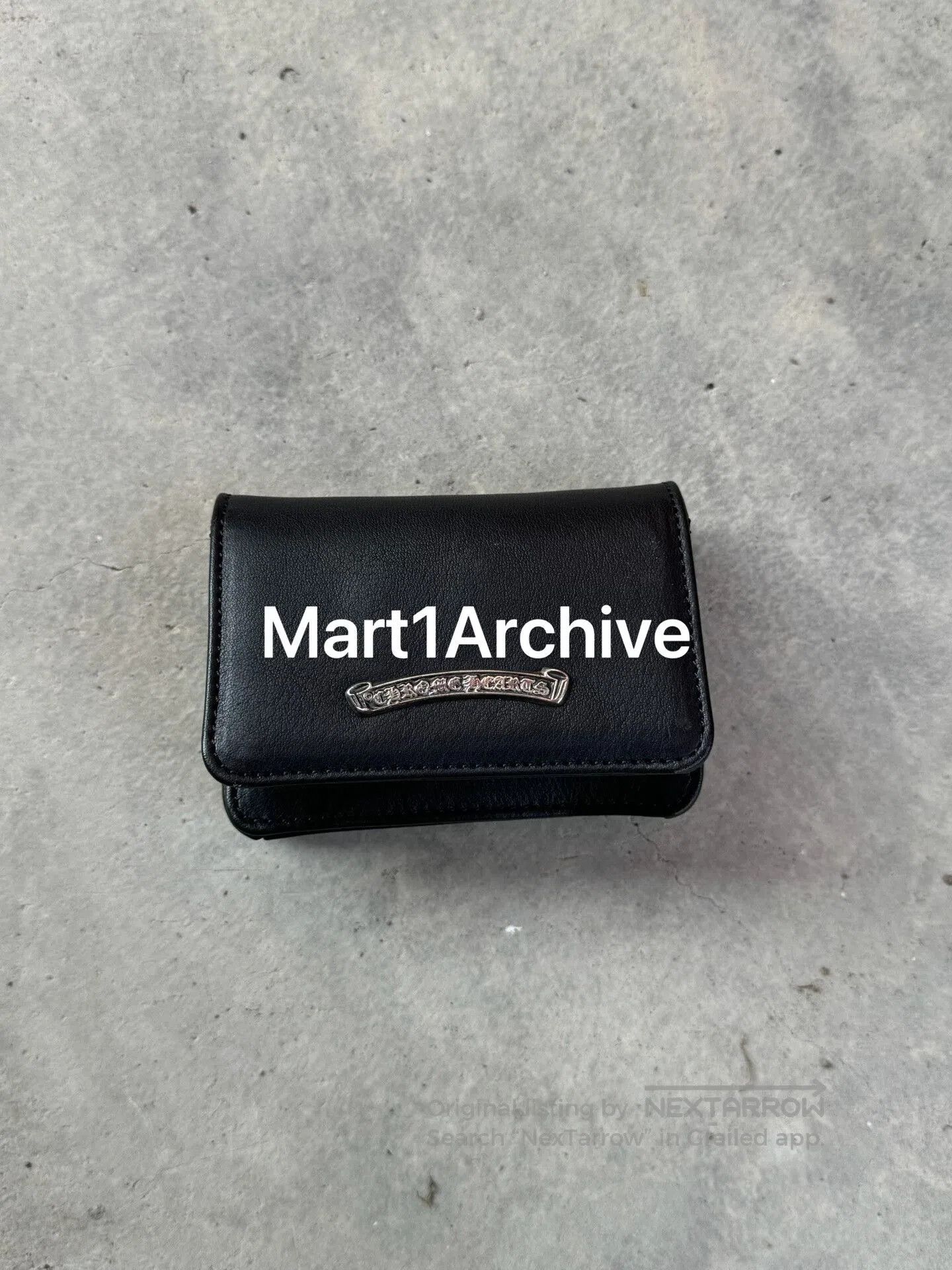 Chrome Hearts Chrome Hearts Black Scroll Card Holder. Size ONE SIZE - 1 Thumbnail