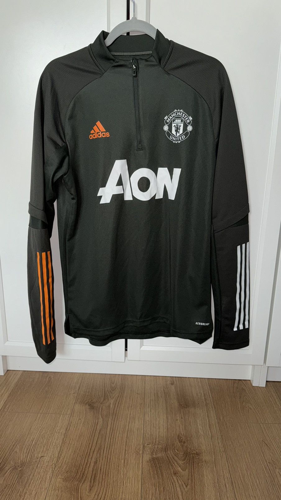 Adidas Adidas Manchester United 2020 AON 1/4 zip pullover Size US M / EU 48-50 / 2 - 1 Thumbnail
