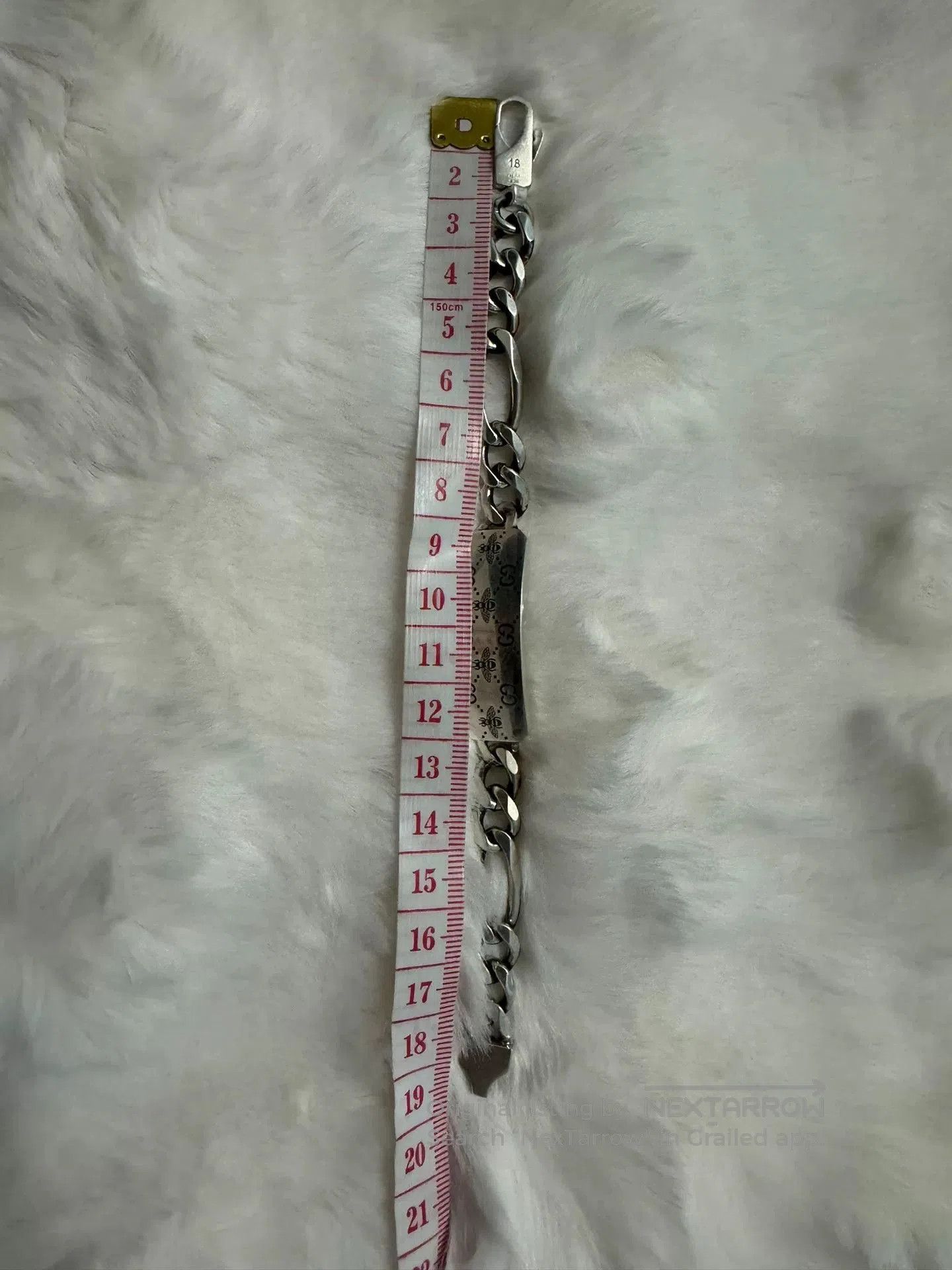 Gucci Gucci New Double G Silver Bracelet. Size ONE SIZE - 5 Thumbnail