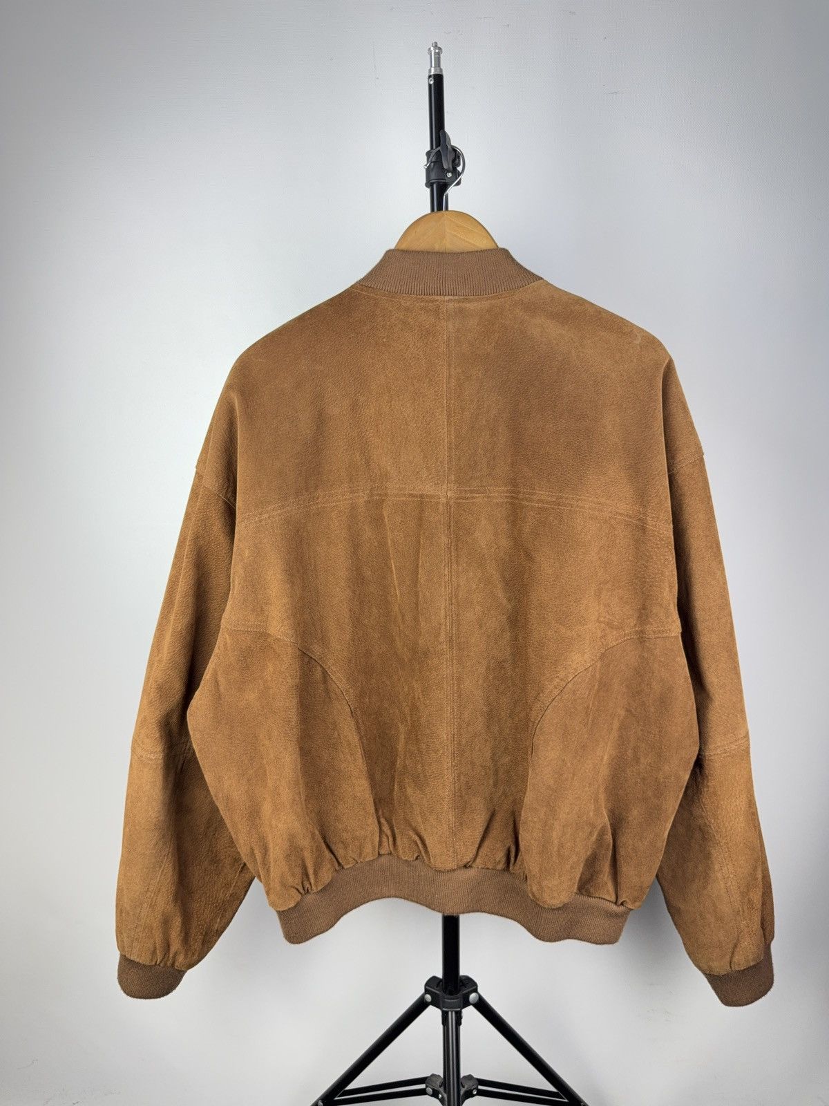 Leather Vintage Genuine Leather MOTO Bomber Jacket Rock Punk Rick Size US L / EU 52-54 / 3 - 14 Thumbnail