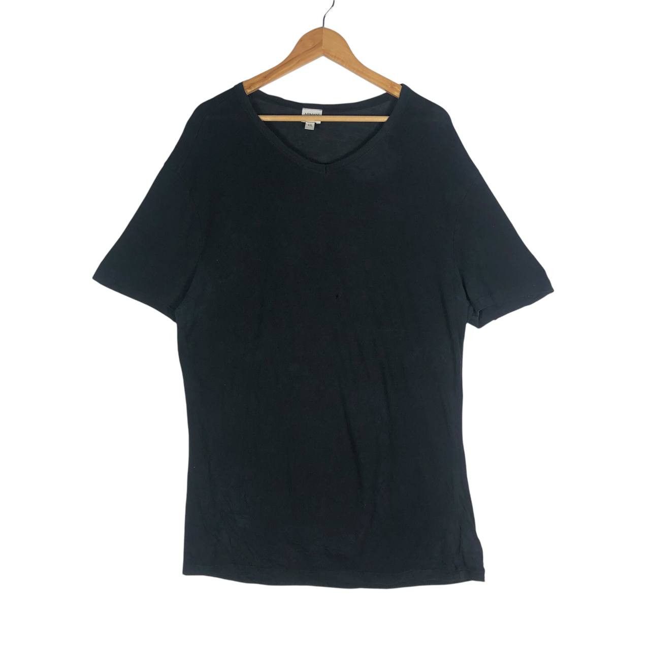 Armani × Armani Collezioni × Armani Exchange Vintage Armani Collezioni V-Neck T-shirt Size US XXL / EU 58 / 5 - 1 Thumbnail