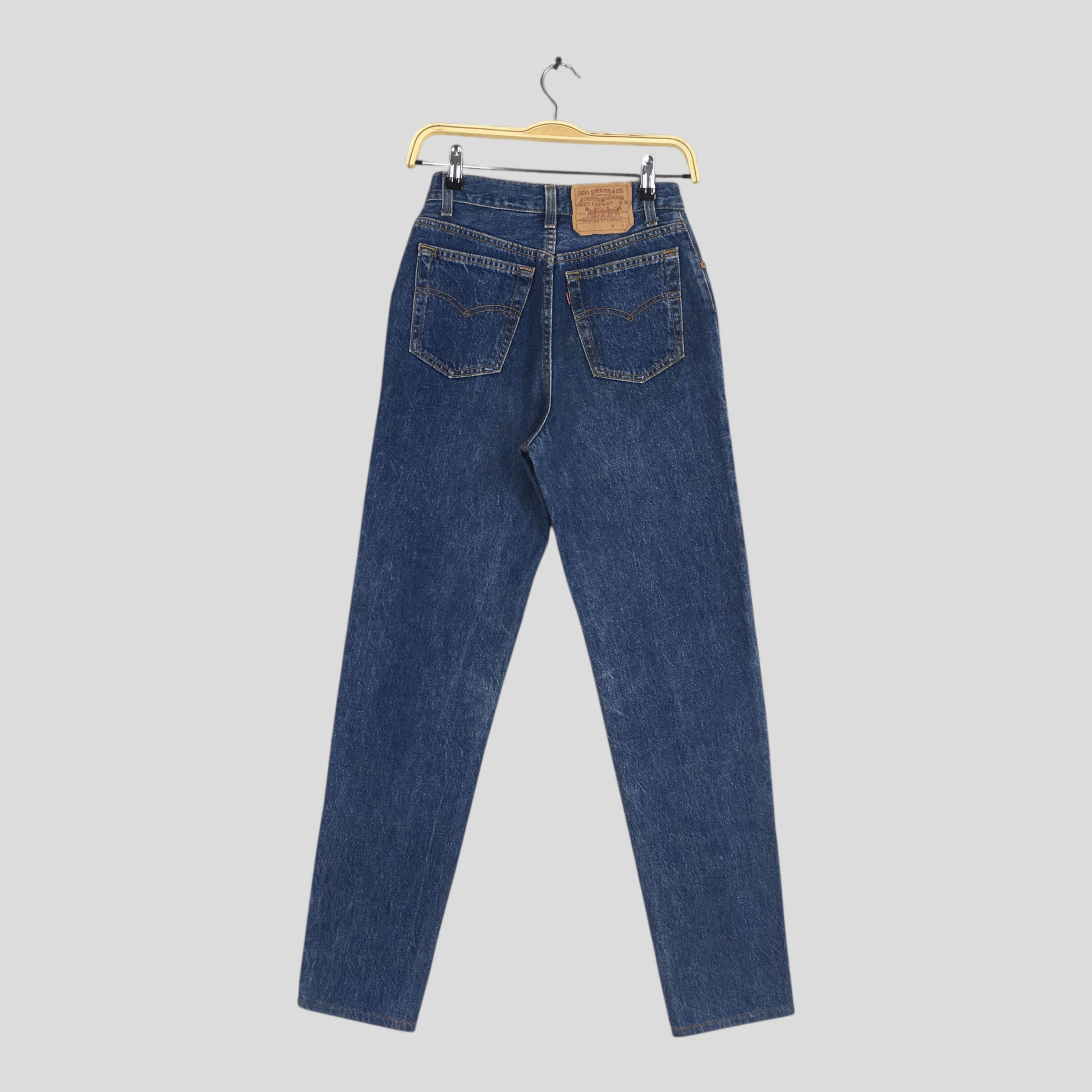 Levi's Size 23x30 Vintage 90s Levi's 501 Dark Blue Jeans S1873 Size 23" - 7 Thumbnail