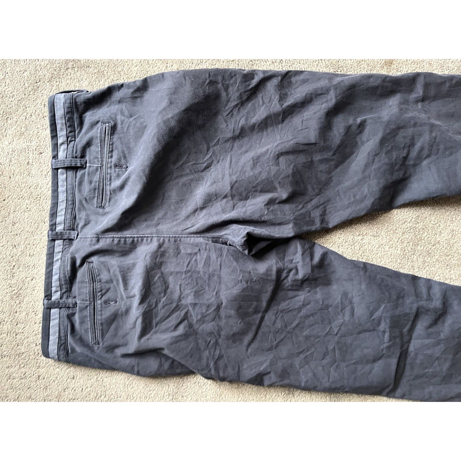 Express VINTAGE Express Men's Skinny Pants Casual Workwear Blue 34x36 Cotton Blend Spring Summer Fall Winter Size US 34 / EU 50 - 4 Thumbnail