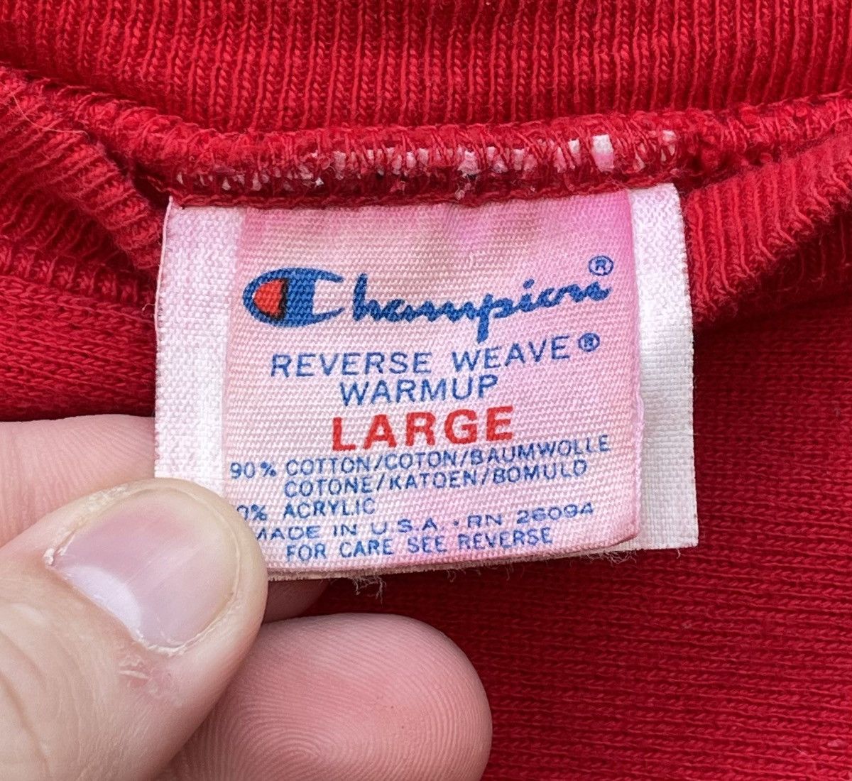 Champion Vintage 80s Champion Reverse Weave Blank Crewneck Size US L / EU 52-54 / 3 - 2 Thumbnail