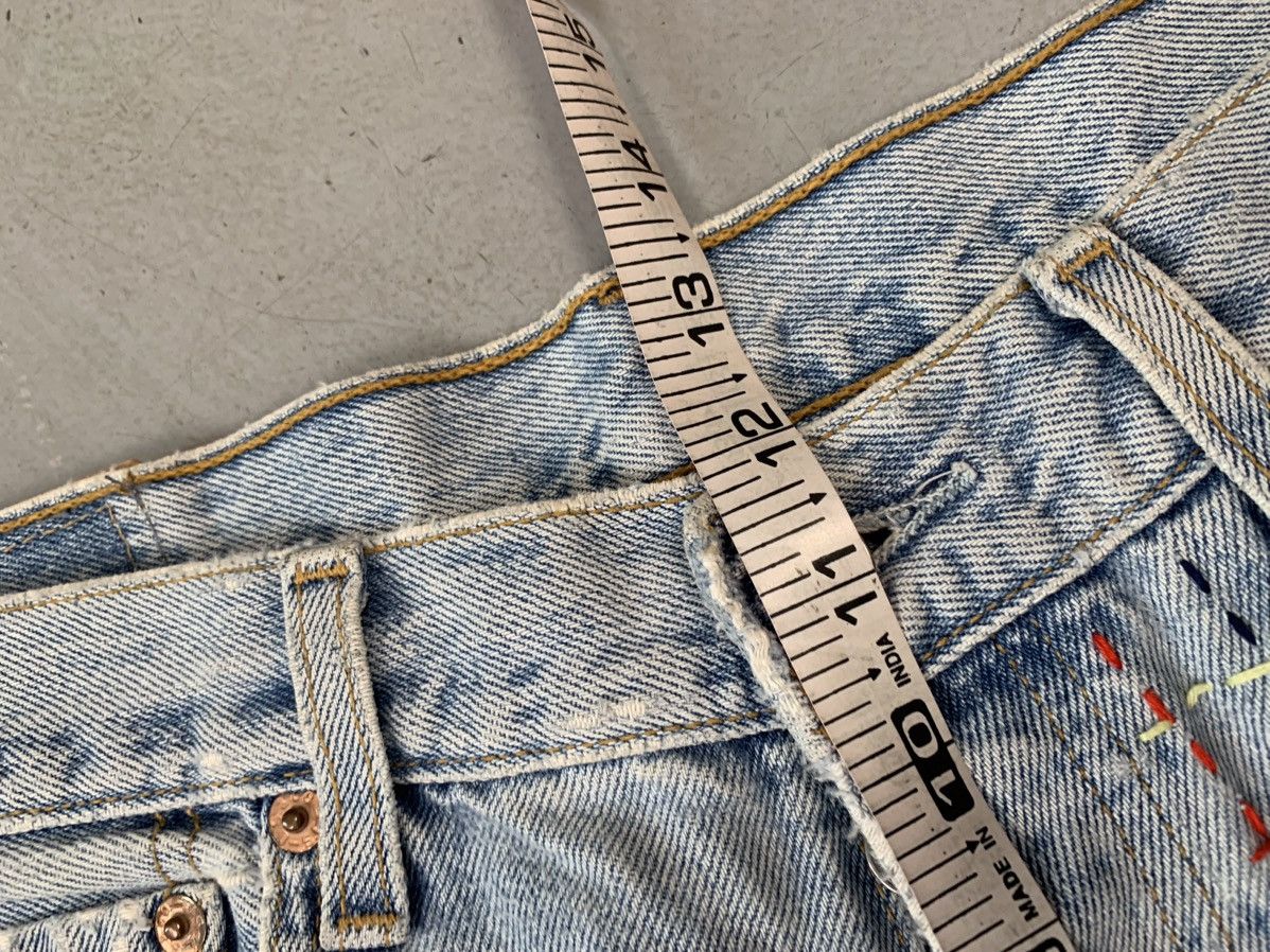 Levi's upcycled levis shashiko hand stitch baggy fit denim Size US 34 / EU 50 - 13 Thumbnail