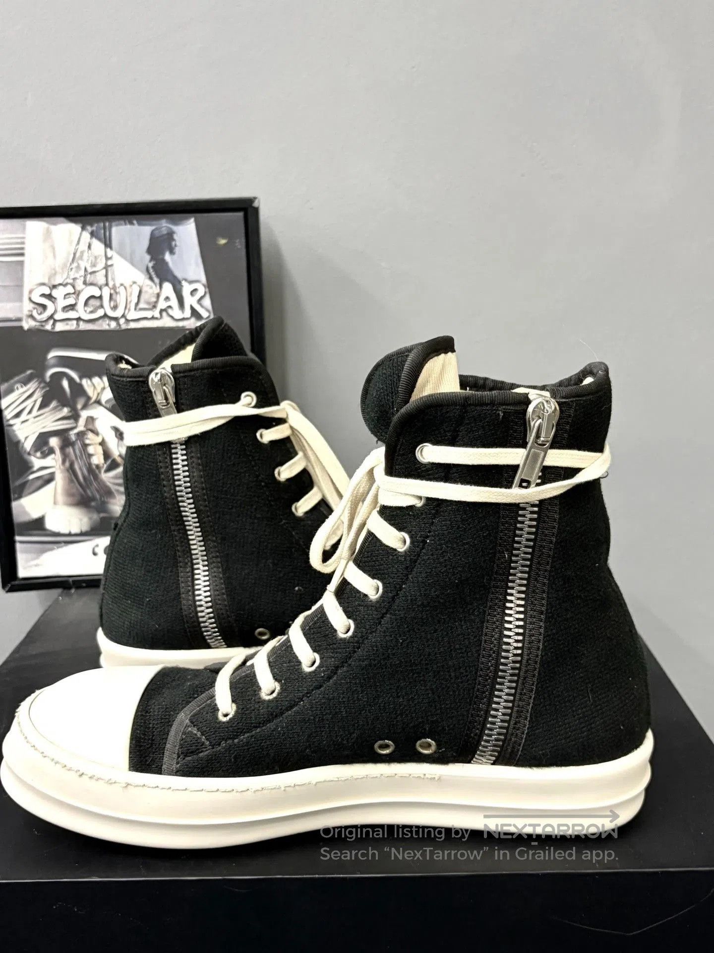 Rick Owens Drkshdw Rick Owens DRKSHDW High. Size US 8.5 / EU 41-42 - 5 Thumbnail