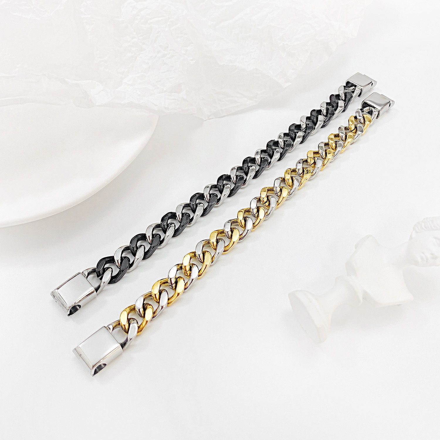 Jewelry Dark Bracelet Y2K Punk Chain Gotch Bracelets Chains Size ONE SIZE - 3 Thumbnail