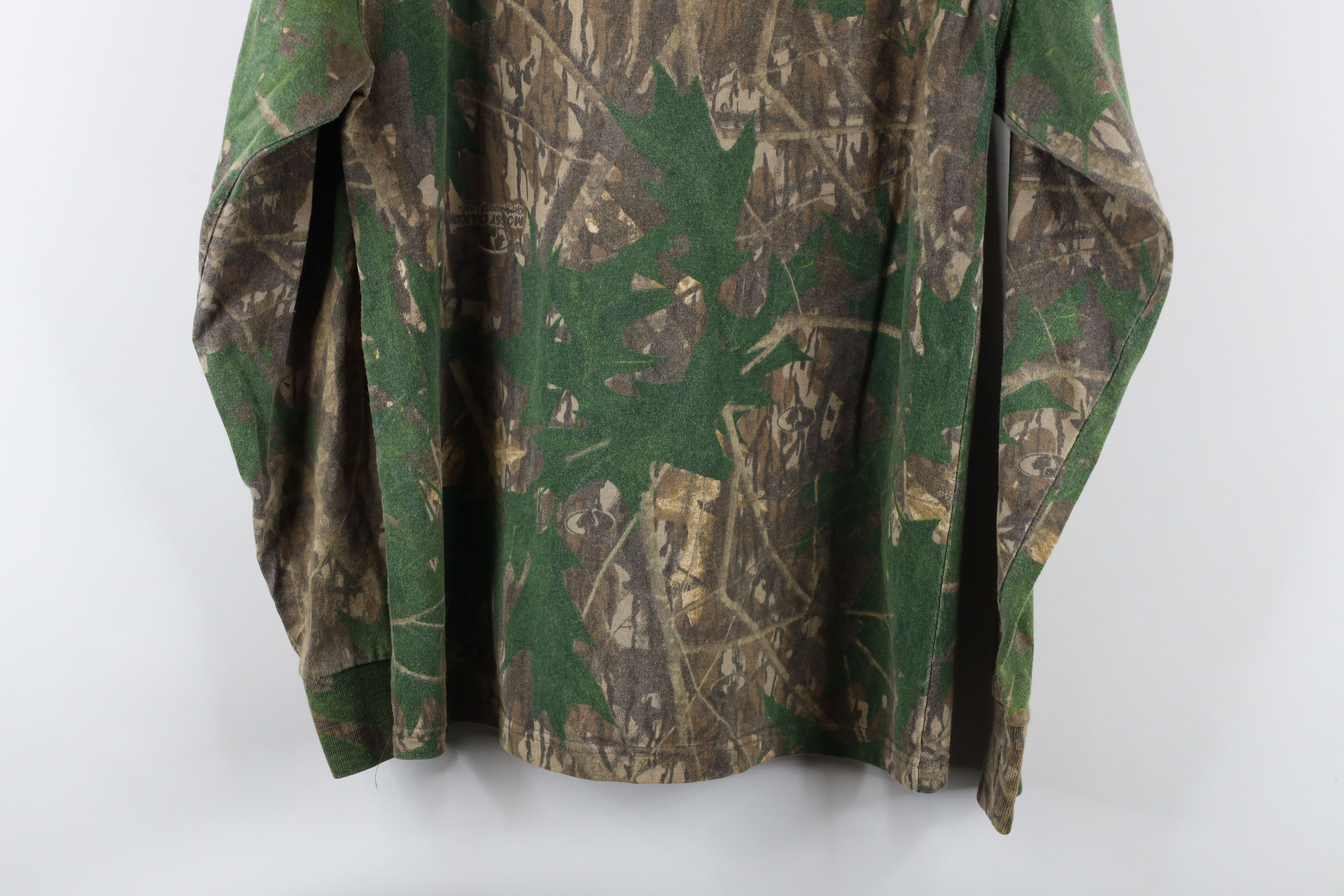 Mossy Oaks × Vintage Vintage 90s Mossy Oak Camouflage Neck Long Sleeve T-Shirt Size US M / EU 48-50 / 2 - 10 Thumbnail