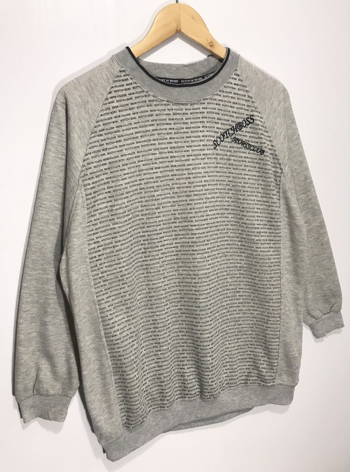 Japanese Brand × Vintage Vintage Scotch Boss Sportclub Sweatshirt Size L / US 10 / IT 46 - 3 Thumbnail