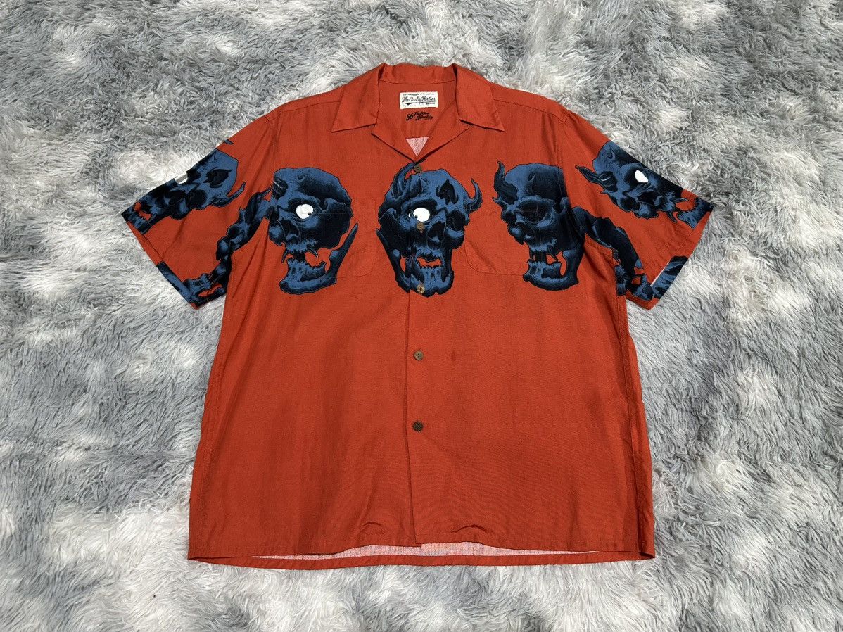 Wacko Maria 🔥Rare Wacko Maria x 56 Tattoo Studio Kabuki Shirt Size US L / EU 52-54 / 3 - 2 Thumbnail