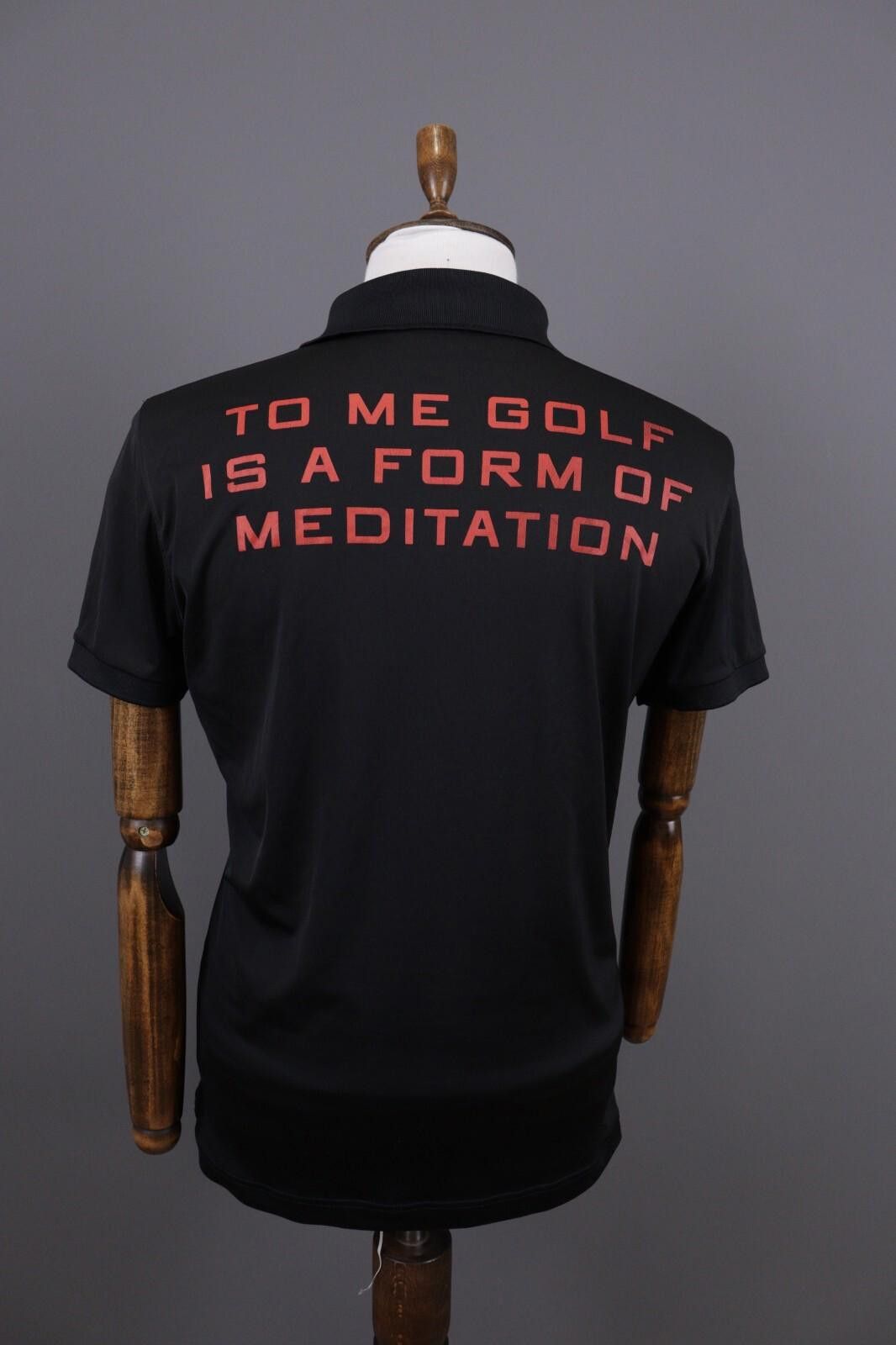 J.Lindeberg J.Lindeberg Regular Fit Sport Golf Black Polo Shirt Size M Size US M / EU 48-50 / 2 - 11 Thumbnail