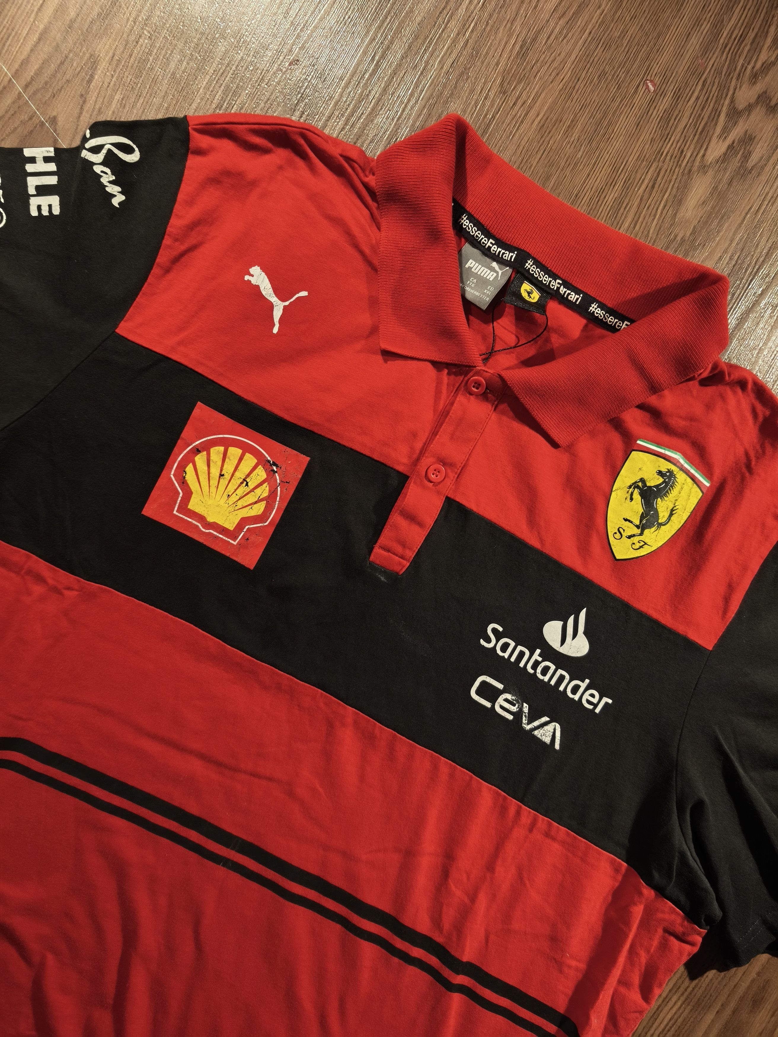 Ferrari × Puma PUMA x Ferrari Racing Polo Shirt Size US XL / EU 56 / 4 - 2 Thumbnail