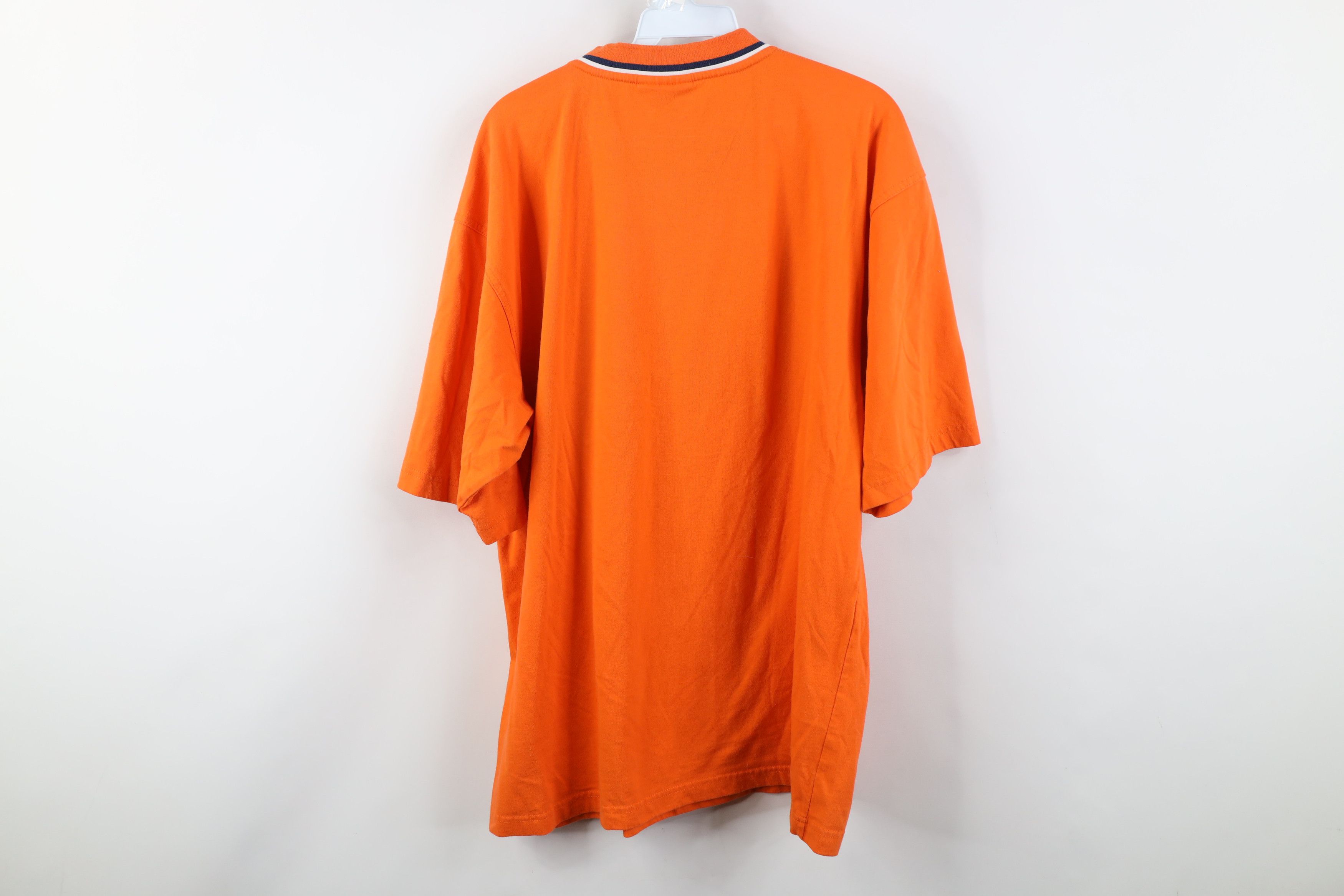 Vintage Vintage 90s Y2K Tigers Baseball Jersey T-Shirt Orange Cotton Size US L / EU 52-54 / 3 - 12 Thumbnail