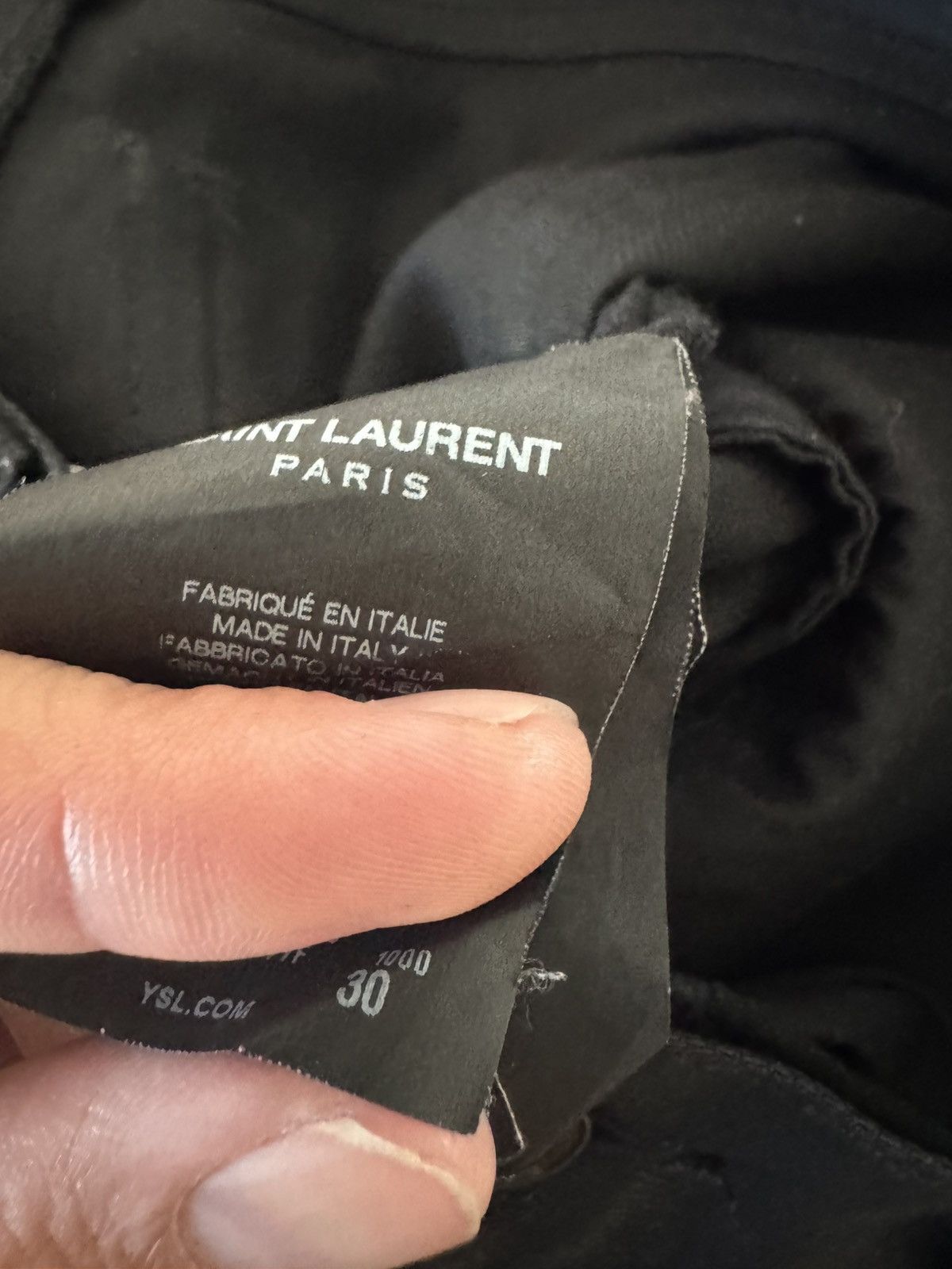 Saint Laurent Paris Fw14 nightrider waxed denim Size US 30 / EU 46 - 7 Thumbnail