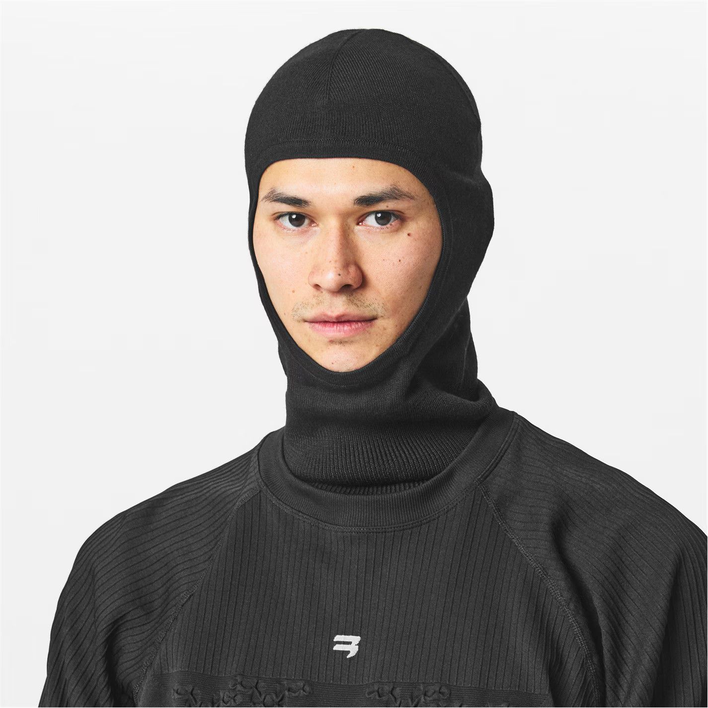 Balenciaga o1g2r1mq0226 Size: 1 / Cold Weather Balaclava In Black Size ONE SIZE - 3 Thumbnail