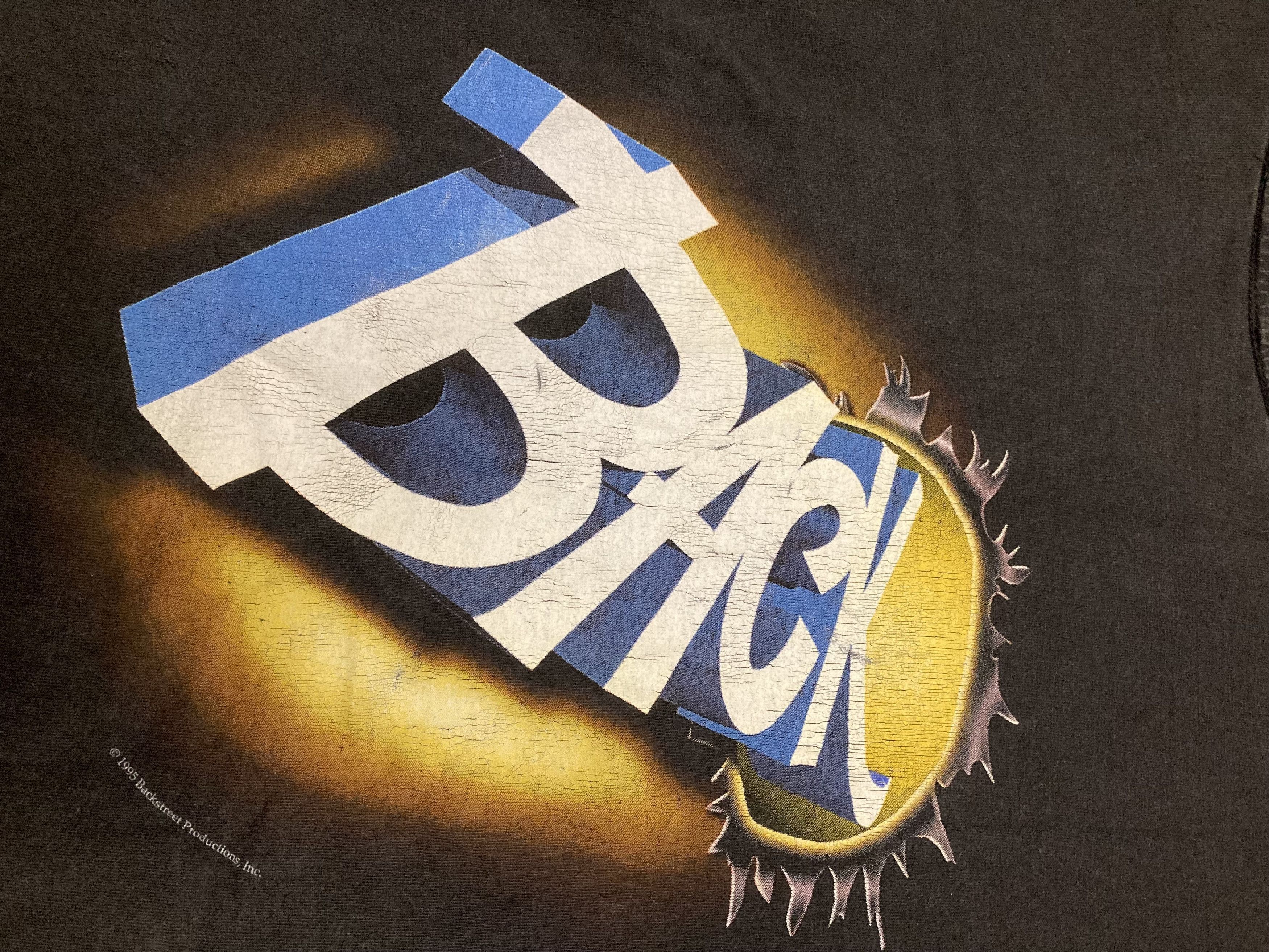 Band Tees Rare Vintage 1995 Official Backstreet Boys 3D Logo T-Shirt Size US XL / EU 56 / 4 - 11 Thumbnail