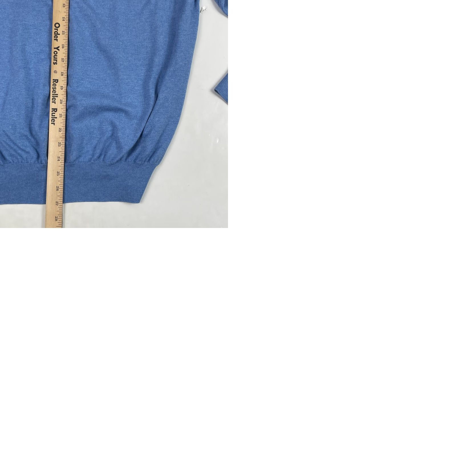 Polo Ralph Lauren Polo Ralph Lauren Sweater Mens Large Blue V Neck Pullover Knit Logo Pony Golf Casual Size US L / EU 52-54 / 3 - 9 Thumbnail