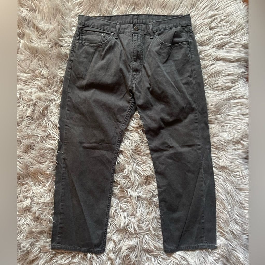 Levi's Levi's Charcoal Denim Pants 38x30 Size US 38 / EU 54 - 2 Thumbnail