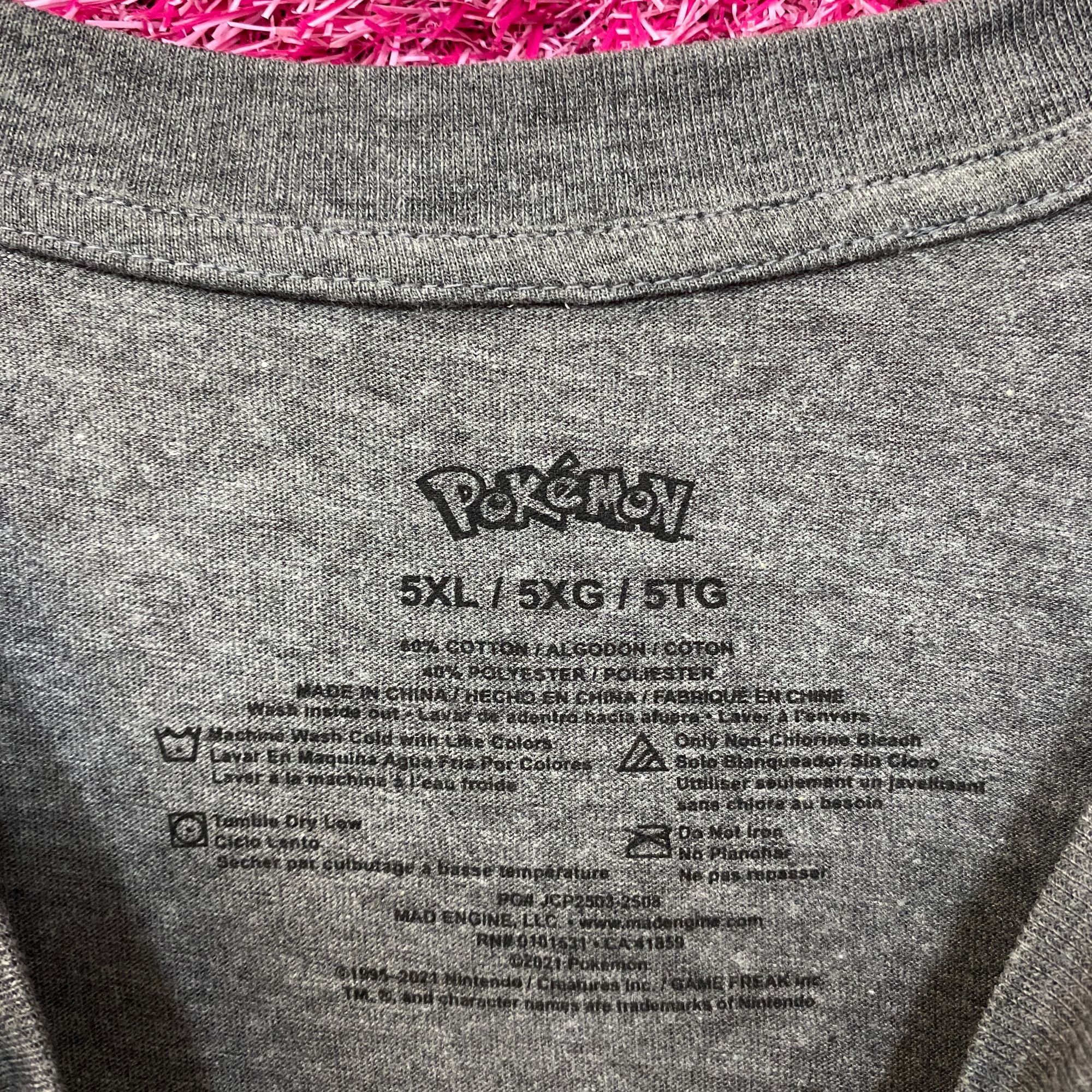 Pokemon Pokemon Group Pokemon T-Shirt 5XL Size US XXL / EU 58 / 5 - 4 Thumbnail