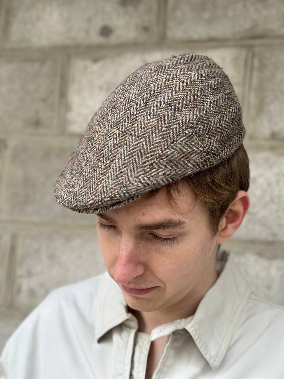 Harris Tweed Luxury Harris Tweed Hat Cap Size 55 Wool Y2K 00s USA Size ONE SIZE - 8 Thumbnail