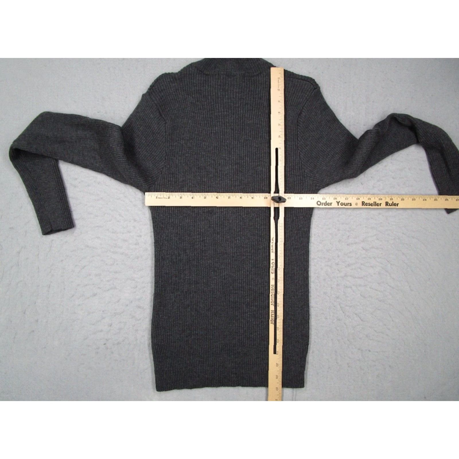 Johnston & Murphy VINTAGE Johnston & Murphy Merino Wool 1/4 Zip Pullover Sweater Mens Medium Gray Size US M / EU 48-50 / 2 - 4 Thumbnail
