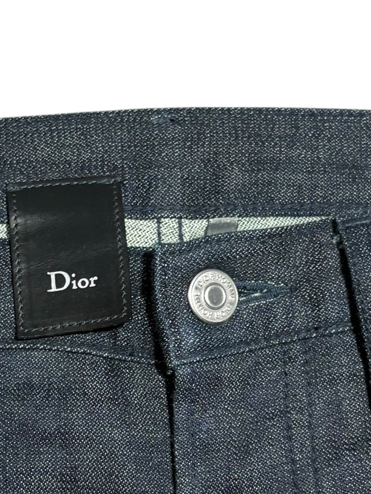 Dior 30x37 Vintage Dior Homme Stacked Skinny Jeans Low Rise denim Size US 30 / EU 46 - 5 Thumbnail