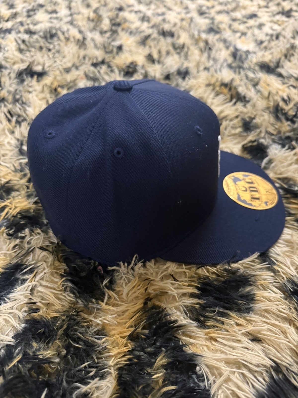 YVL 自身購入 Playboi Carti ネイビー キャップ 7 3/8 YVL 自身購入