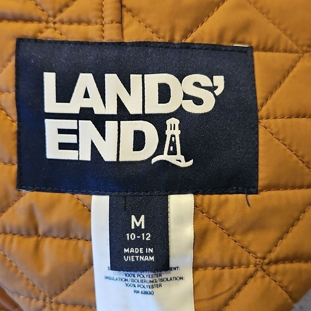 Lands' End Lands End Reversible Vest Womens M Brown Plaid Diamond Prima Size M / US 6-8 / IT 42-44 - 9 Thumbnail