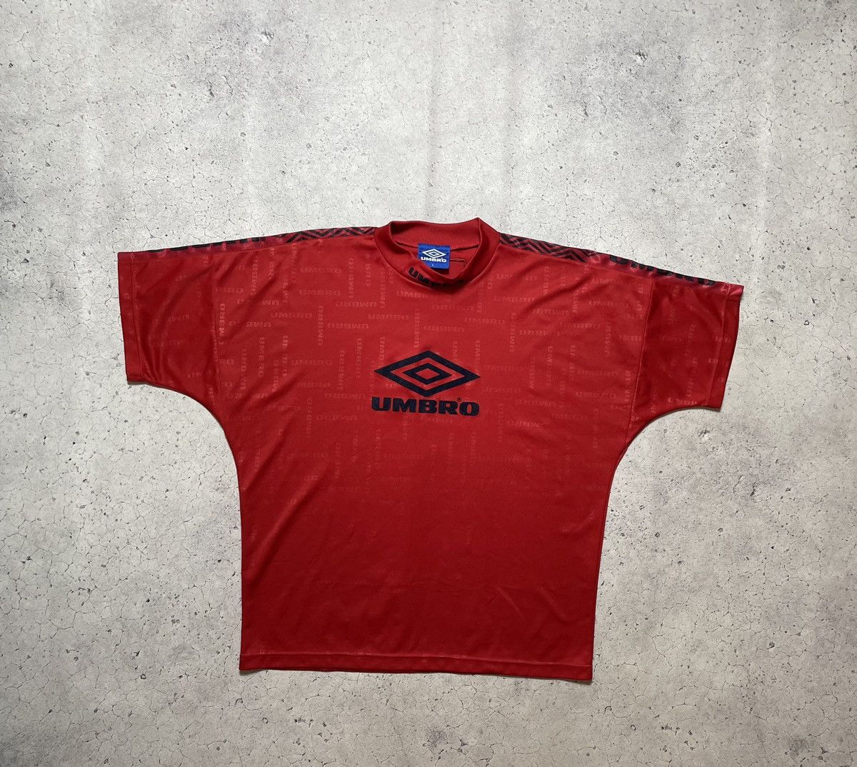 Umbro Vintage 90s Retro T-Shirt Stripes Umbro Big Logo Y2K Size US L / EU 52-54 / 3 - 1 Thumbnail