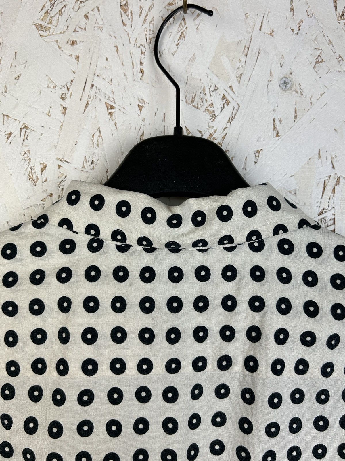 A.P.C. APC Allover Circle Ornament Cotton Button Up Shirt Size 3 Size M / US 6-8 / IT 42-44 - 6 Thumbnail