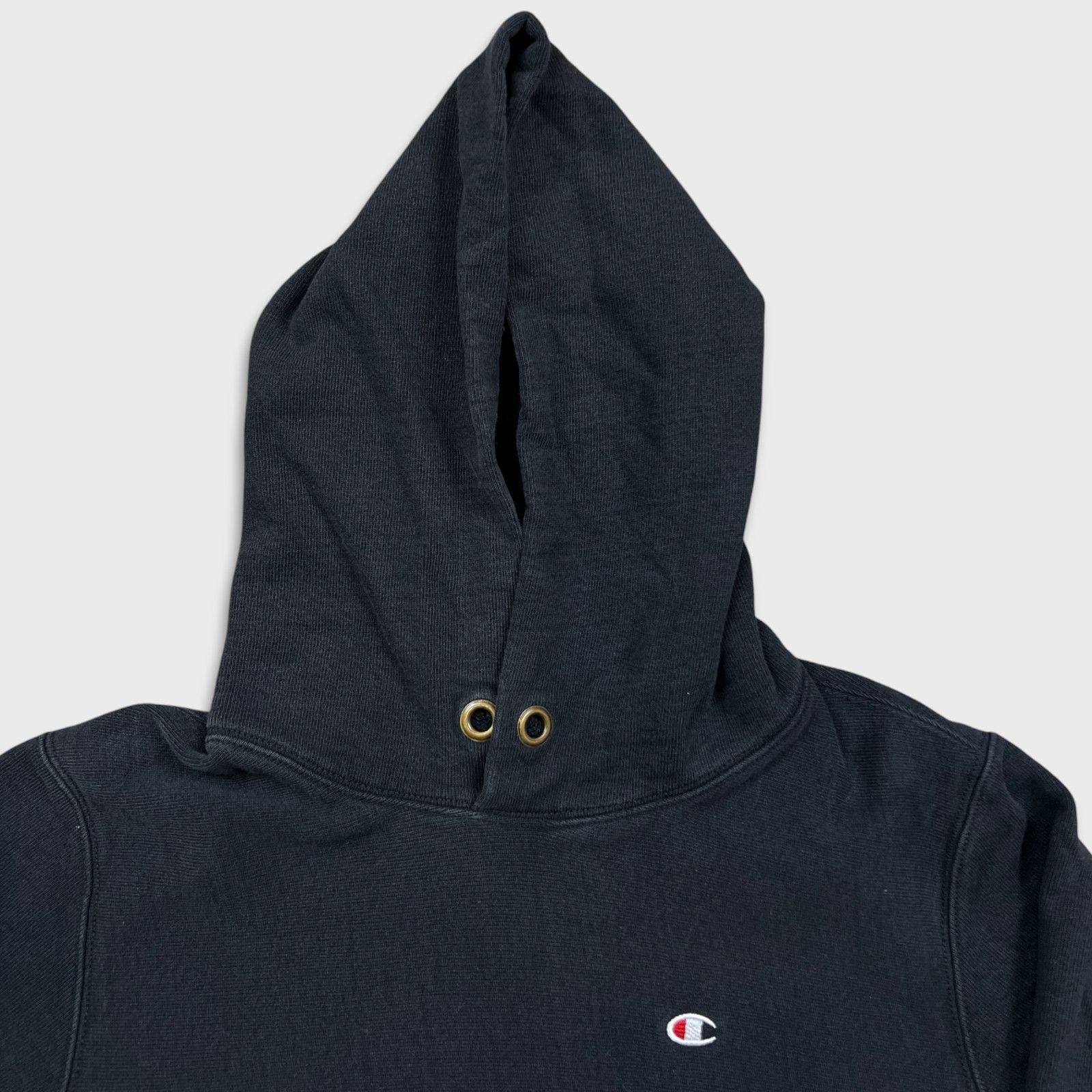 Champion × Vintage Champion Hoodie Small Reverse Weave C Logo Hooded Sweatshirt Size S / US 4 / IT 40 - 2 Thumbnail