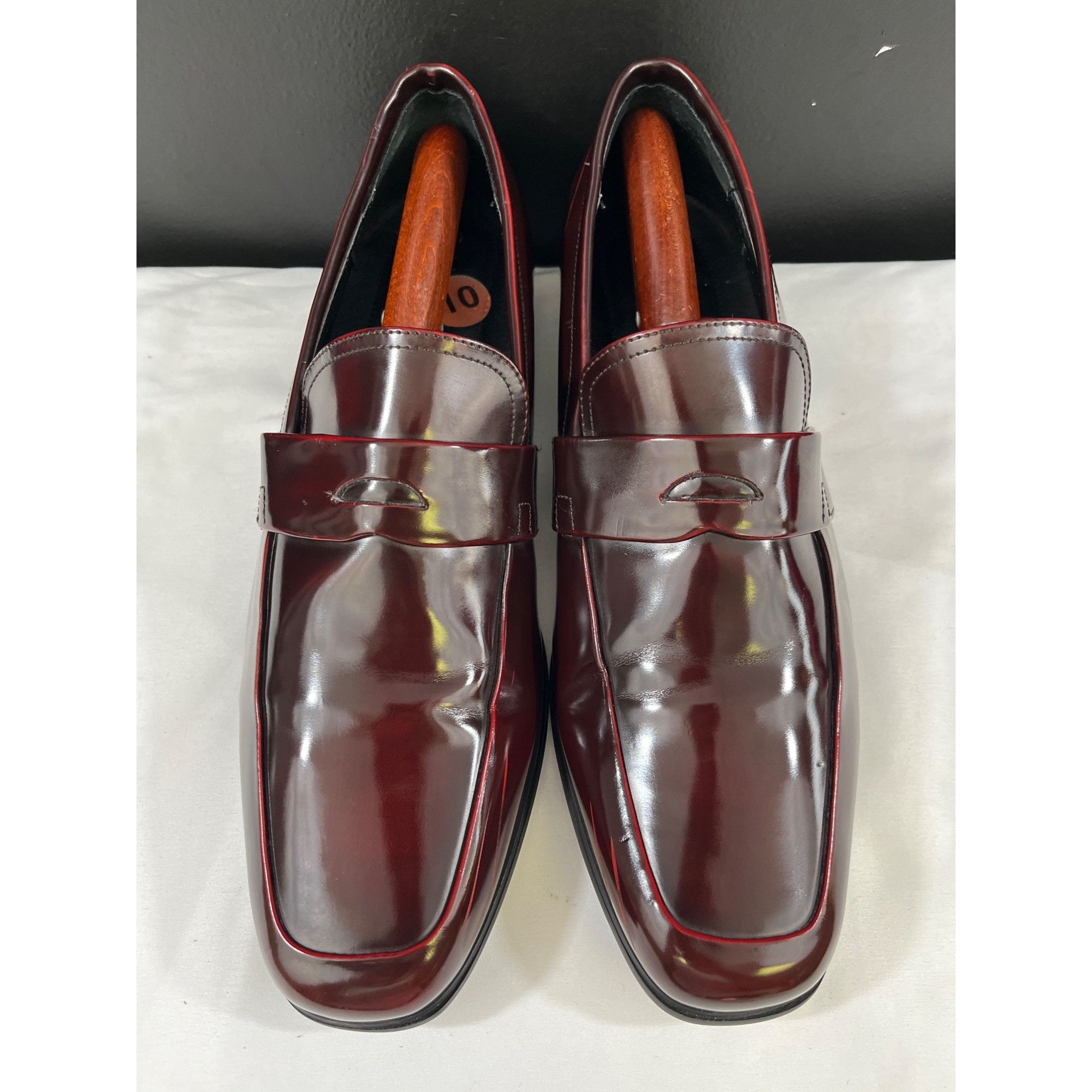 Calvin Klein Calvin Klein Men s Burgundy Shoes Loafers Size 11 SKU 5796 Grailed