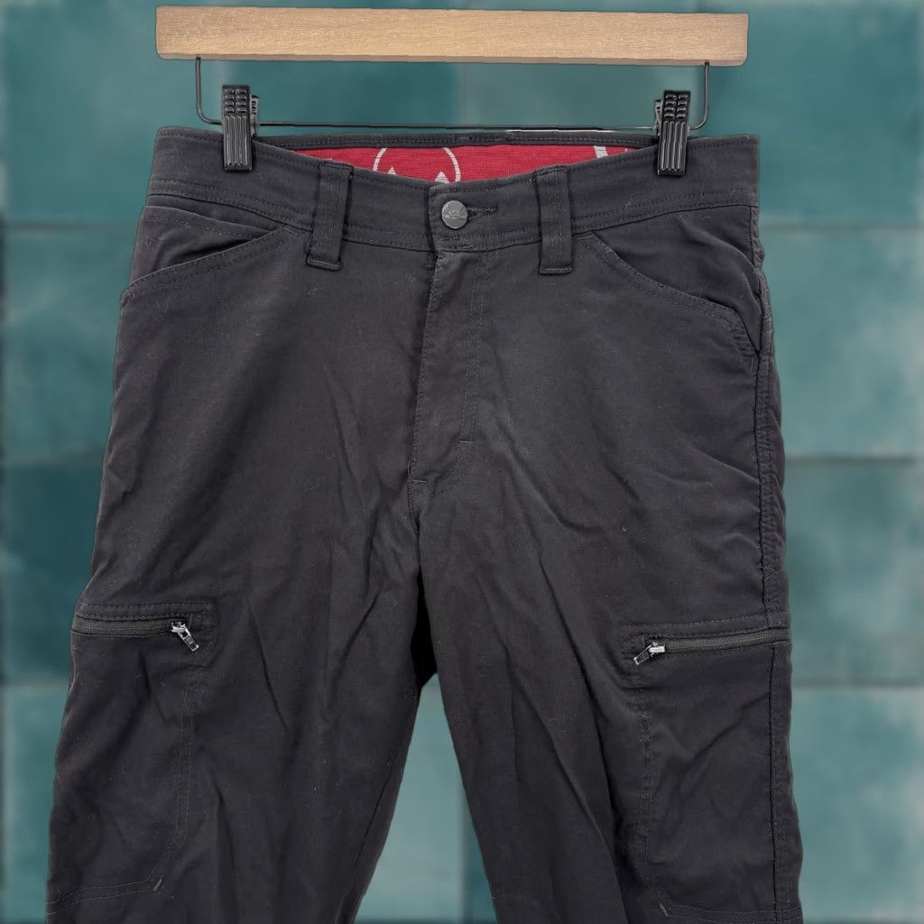 Wrangler Wrangler Outdoor Series Pants Mens 29x30 Black Cargo Straight Leg Stretch Hiking Size US 29 - 1 Thumbnail