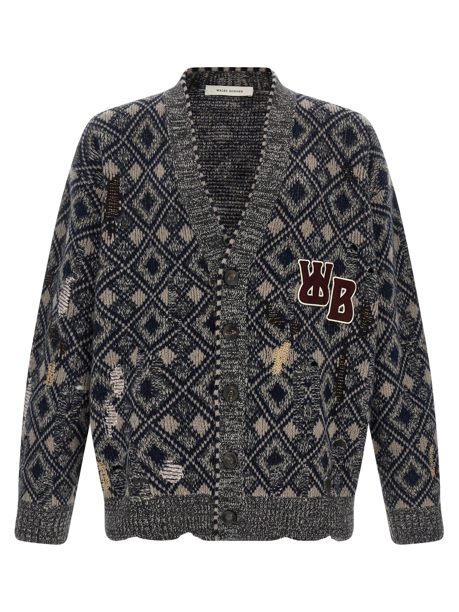 トップス wales bonner cardigan Wales Bonner Mohair Cable Knit Dawn Cardigan - Fuchsia