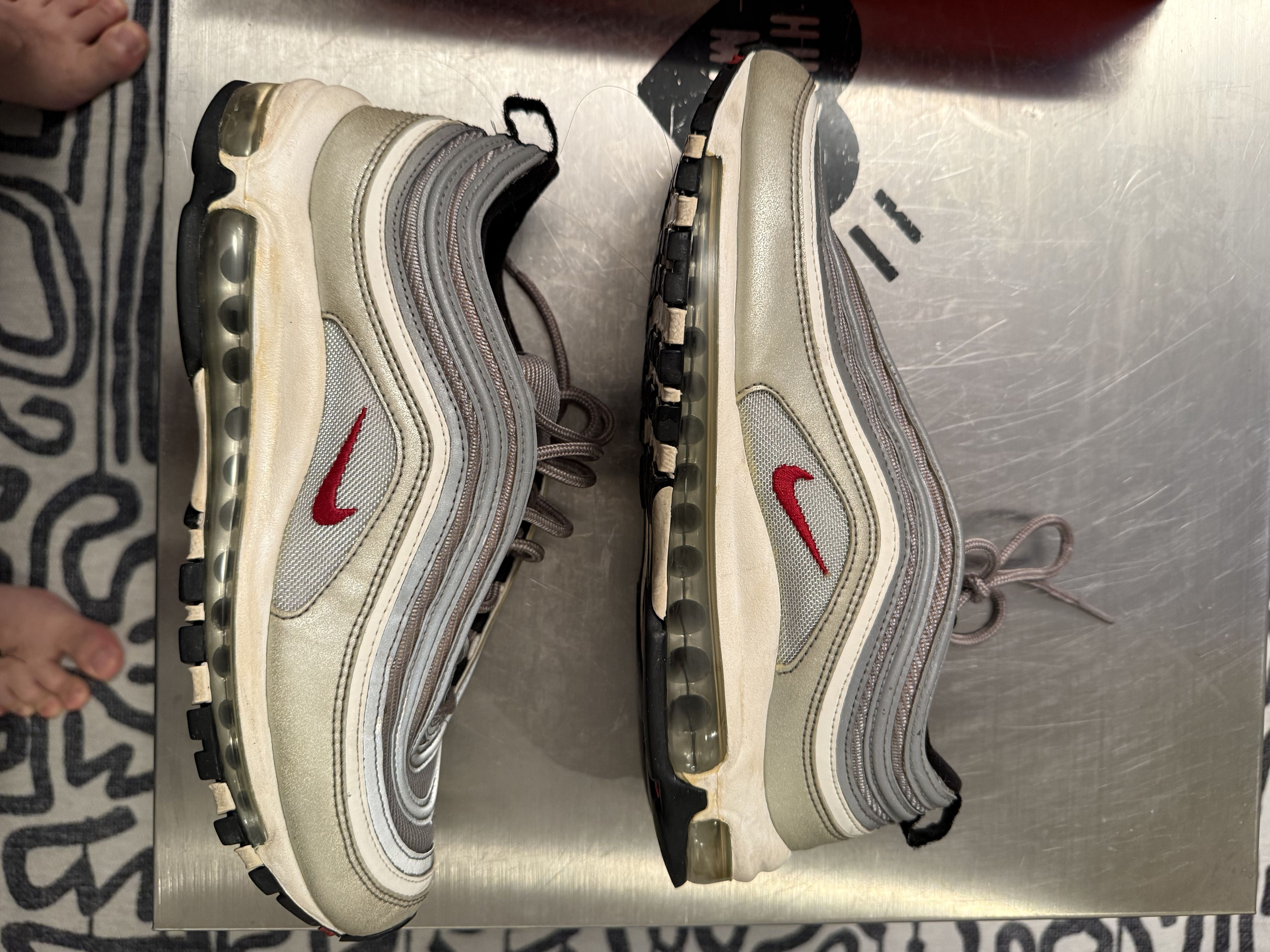 Nike NIKE AIR MAX 97 OG Silver Size US 8 / EU 41 - 6 Thumbnail